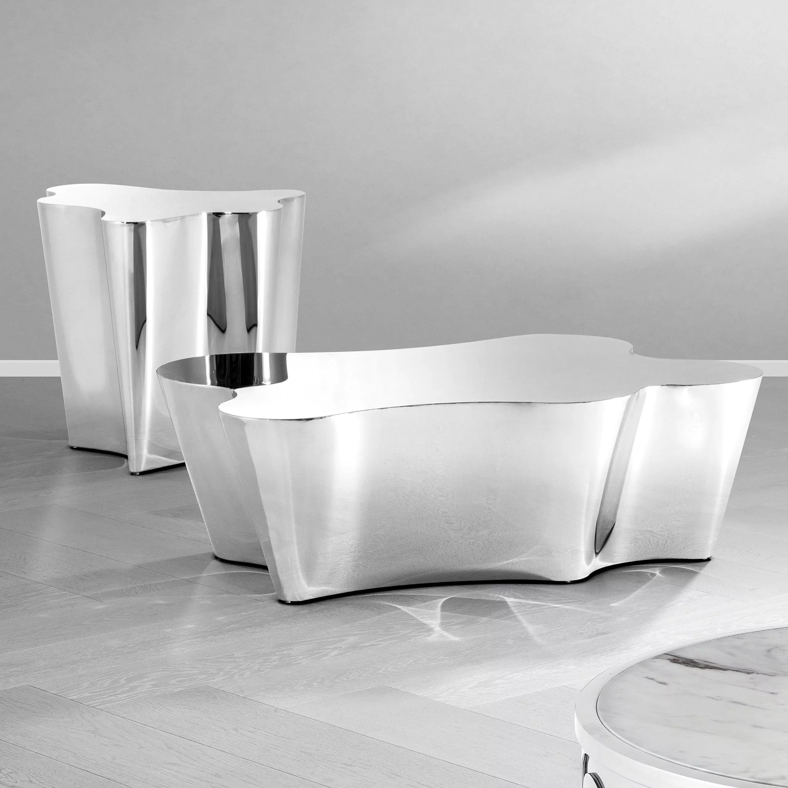 Silver Tree Stump Coffee Table | Eichholtz Sceptre