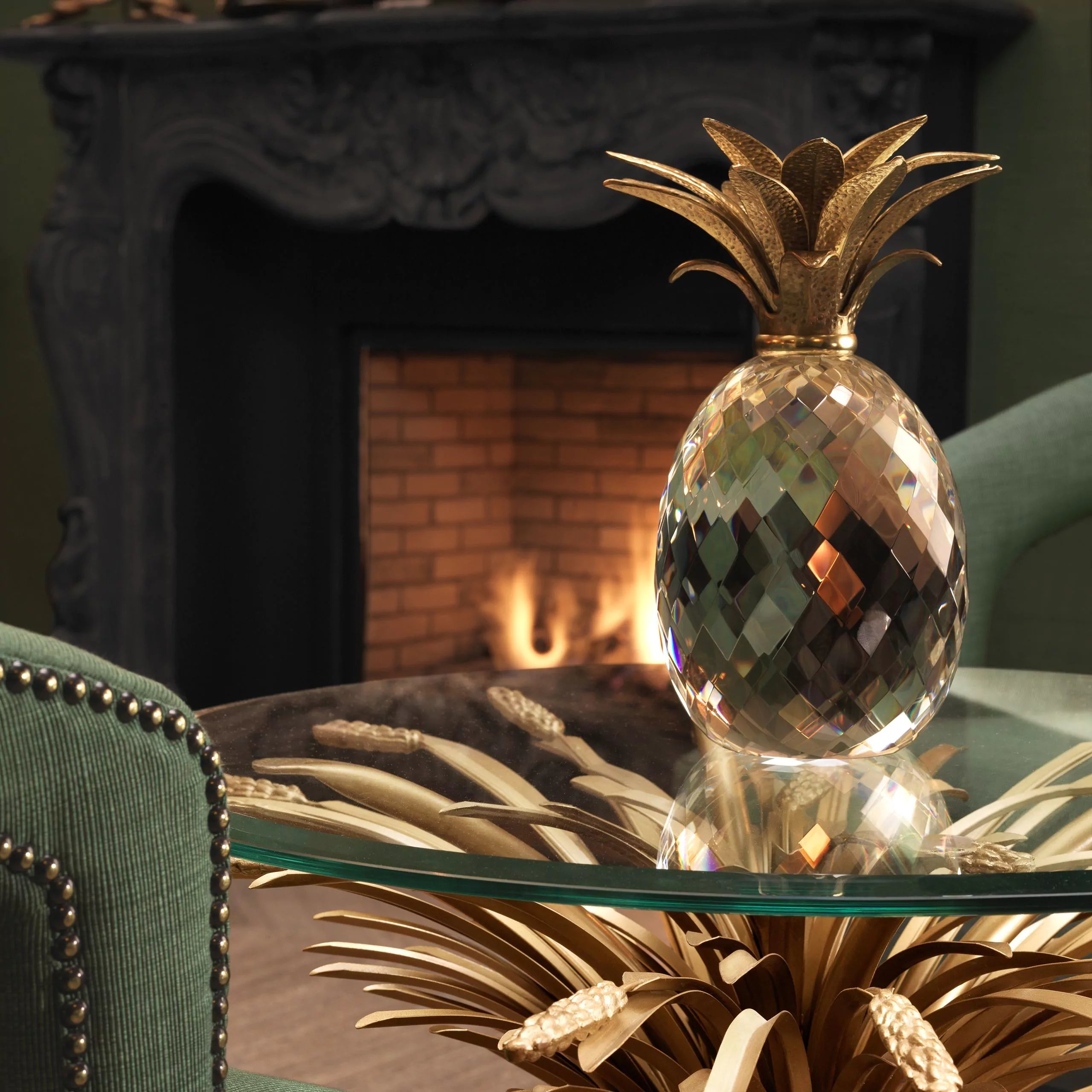 Glass Pineapple Decor | Eichholtz