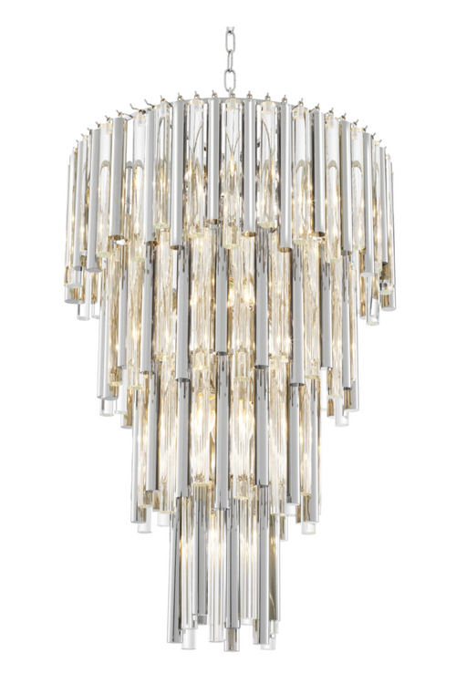Glass Layered Chandelier | Eichholtz CHANDELIER GIGI L