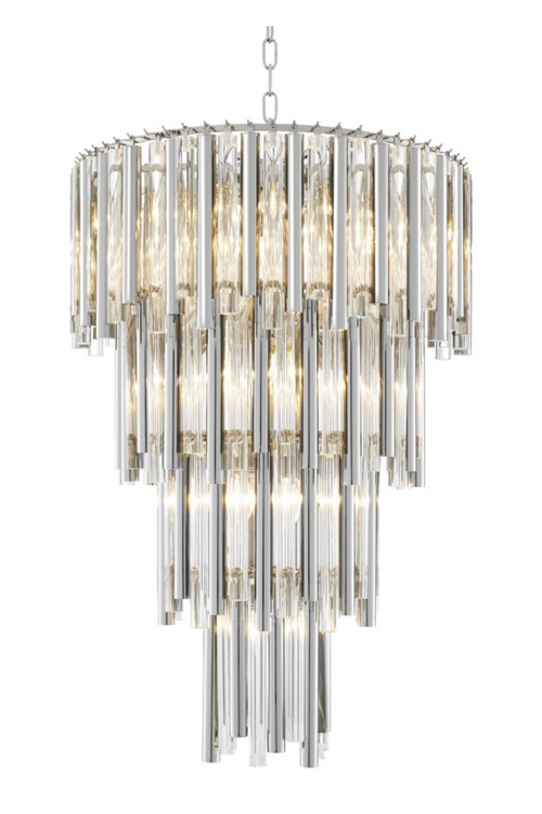 Glass Layered Chandelier | Eichholtz CHANDELIER GIGI L