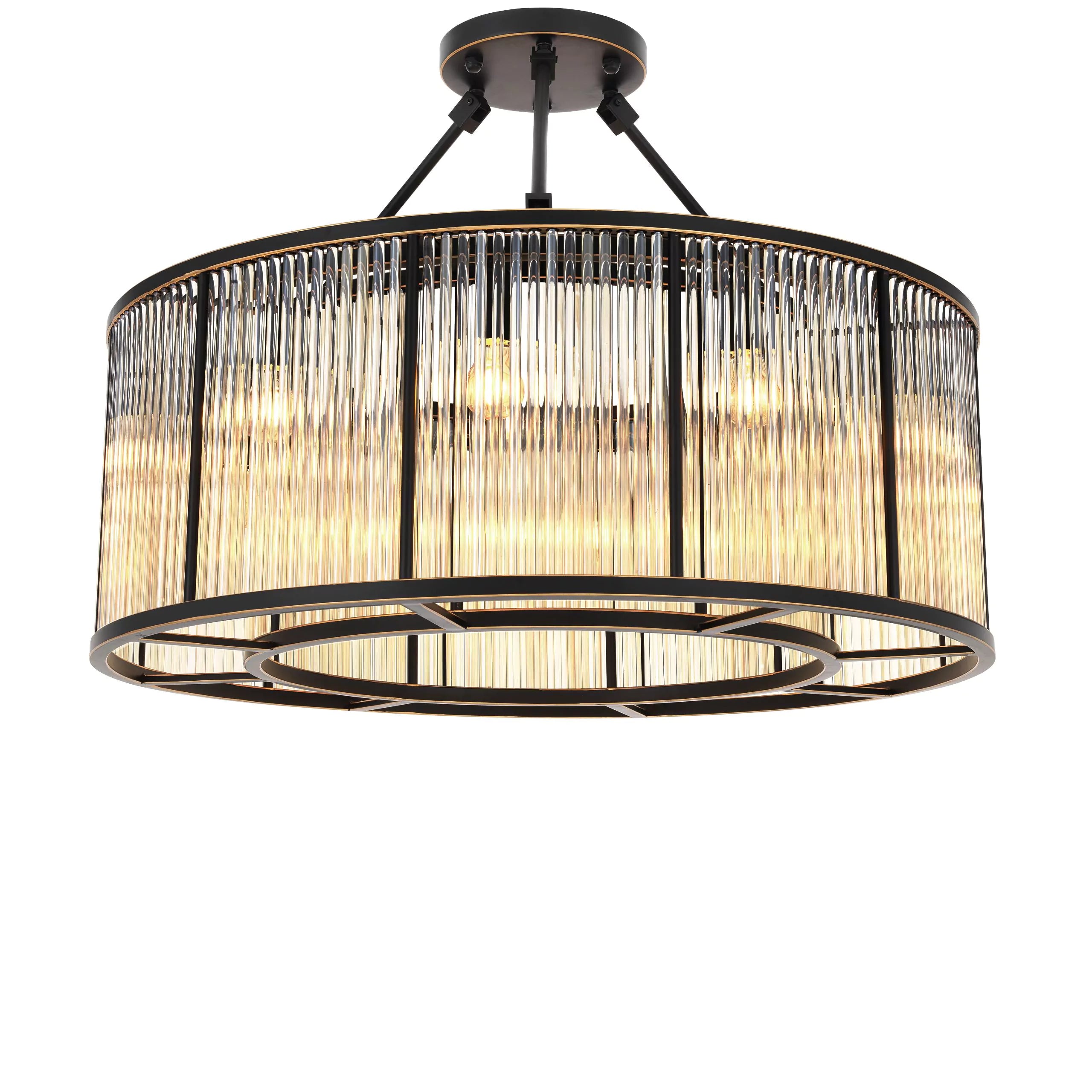 Glass Drum Ceiling Lamp | Eichholtz Bernardi