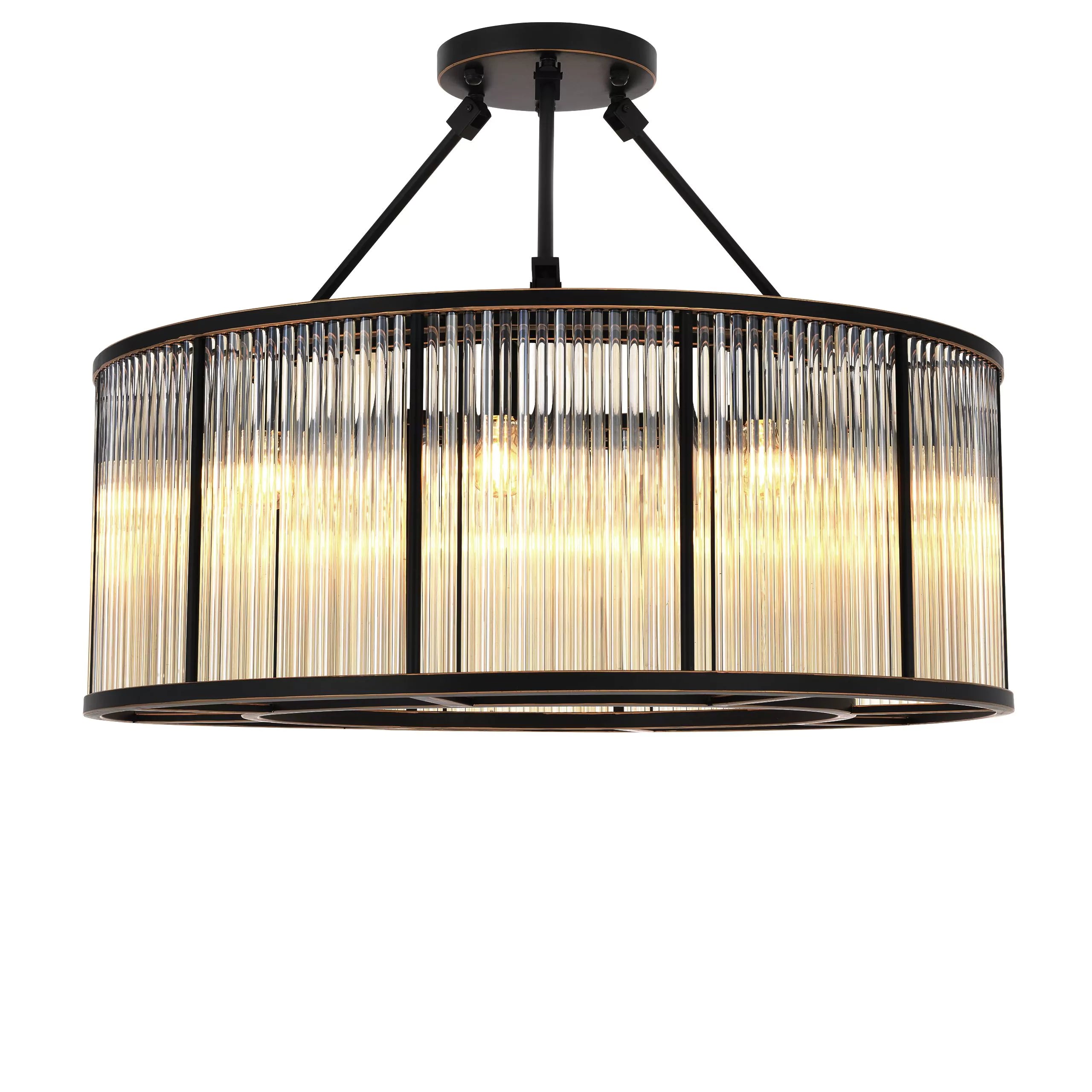 Glass Drum Ceiling Lamp | Eichholtz Bernardi
