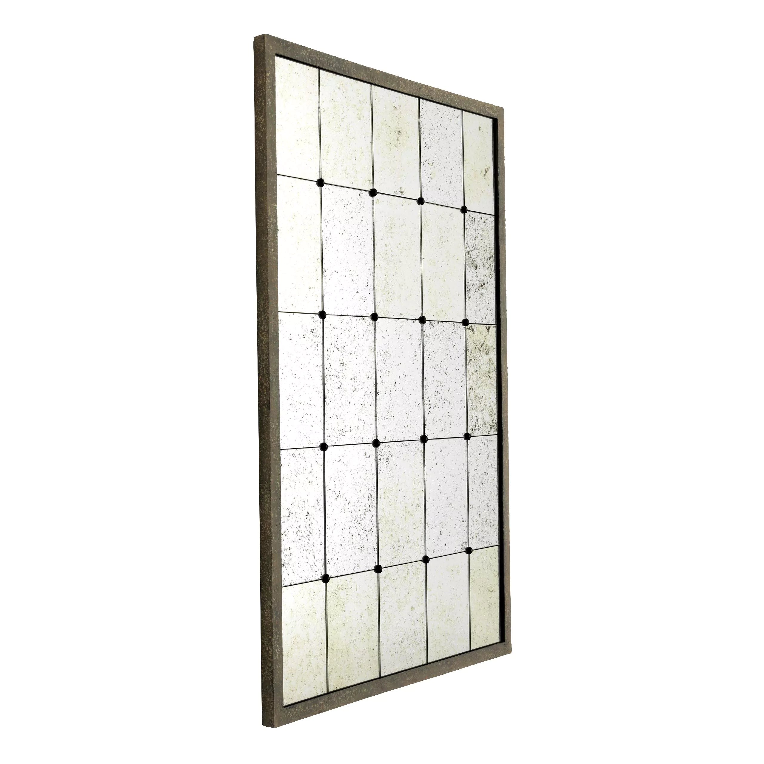 Antique Glass Tiles Full Wall Mirror | Eichholtz Cervilla