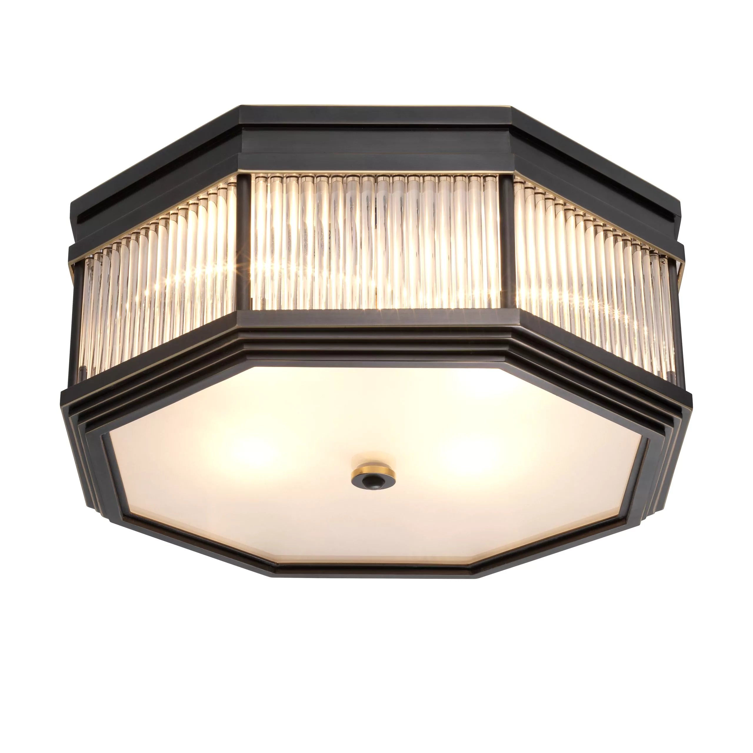 Bronze Geometric Flush Mount | Eichholtz Bagatelle
