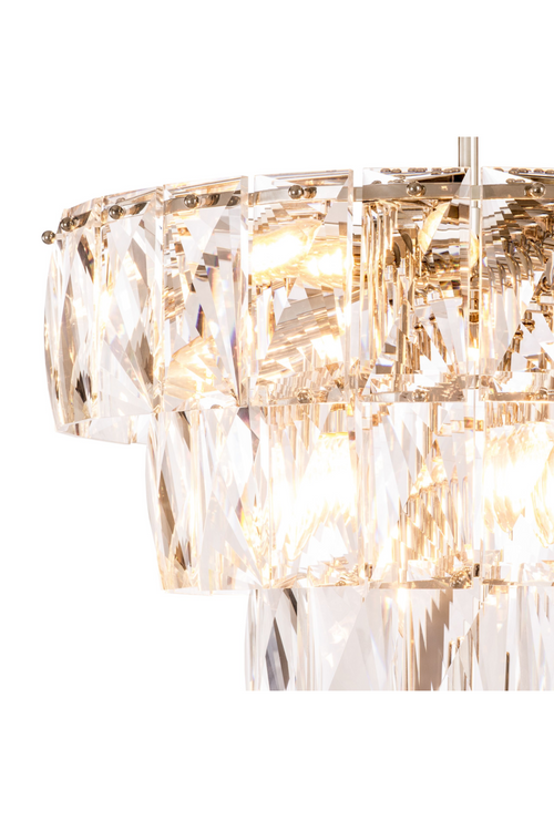 Glass Layered Chandelier | Eichholtz CHANDELIER AMAZONE S