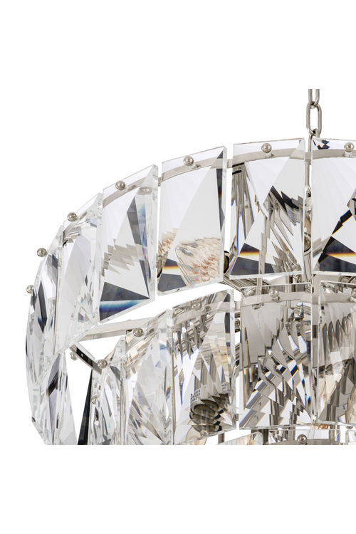Glass Layered Chandelier | Eichholtz CHANDELIER AMAZONE S