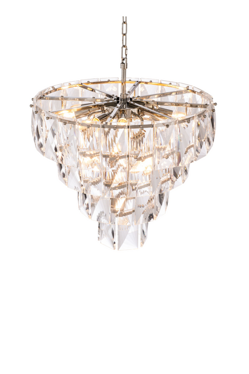 Glass Layered Chandelier | Eichholtz CHANDELIER AMAZONE S