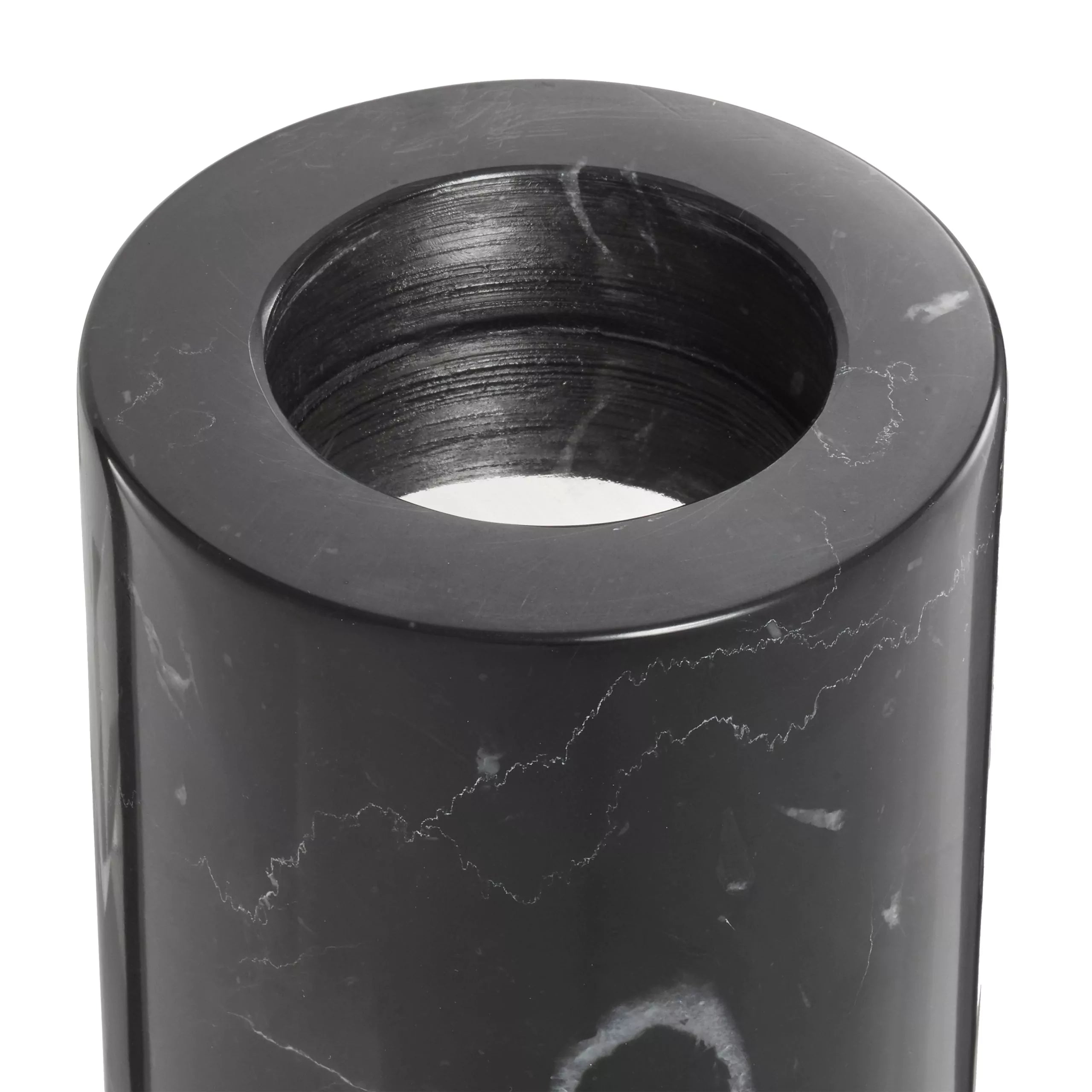 Black Marble Candle Holders (2) | Eichholtz Tobor L