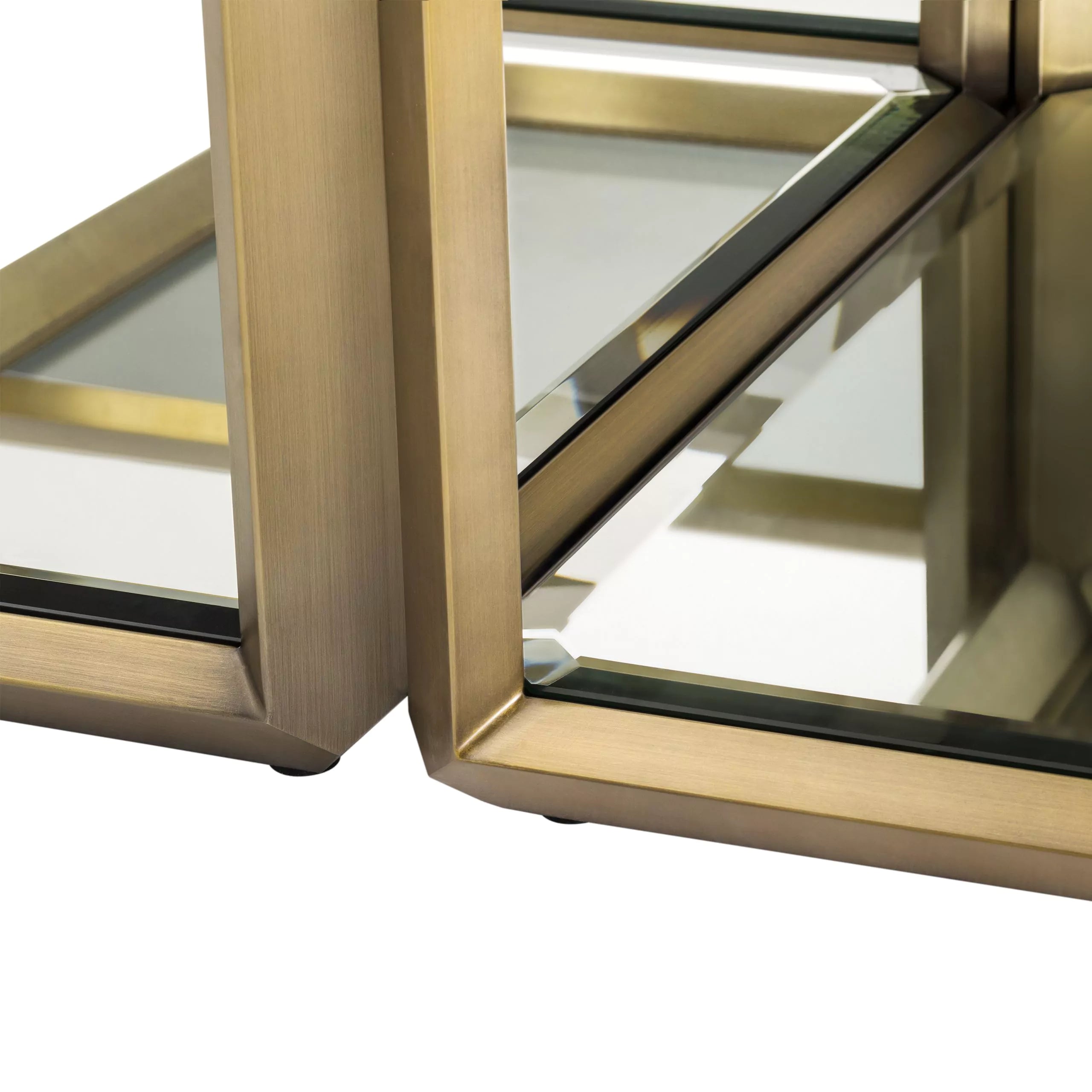 Brass Coffee Table Set (4) | Eichholtz Callum