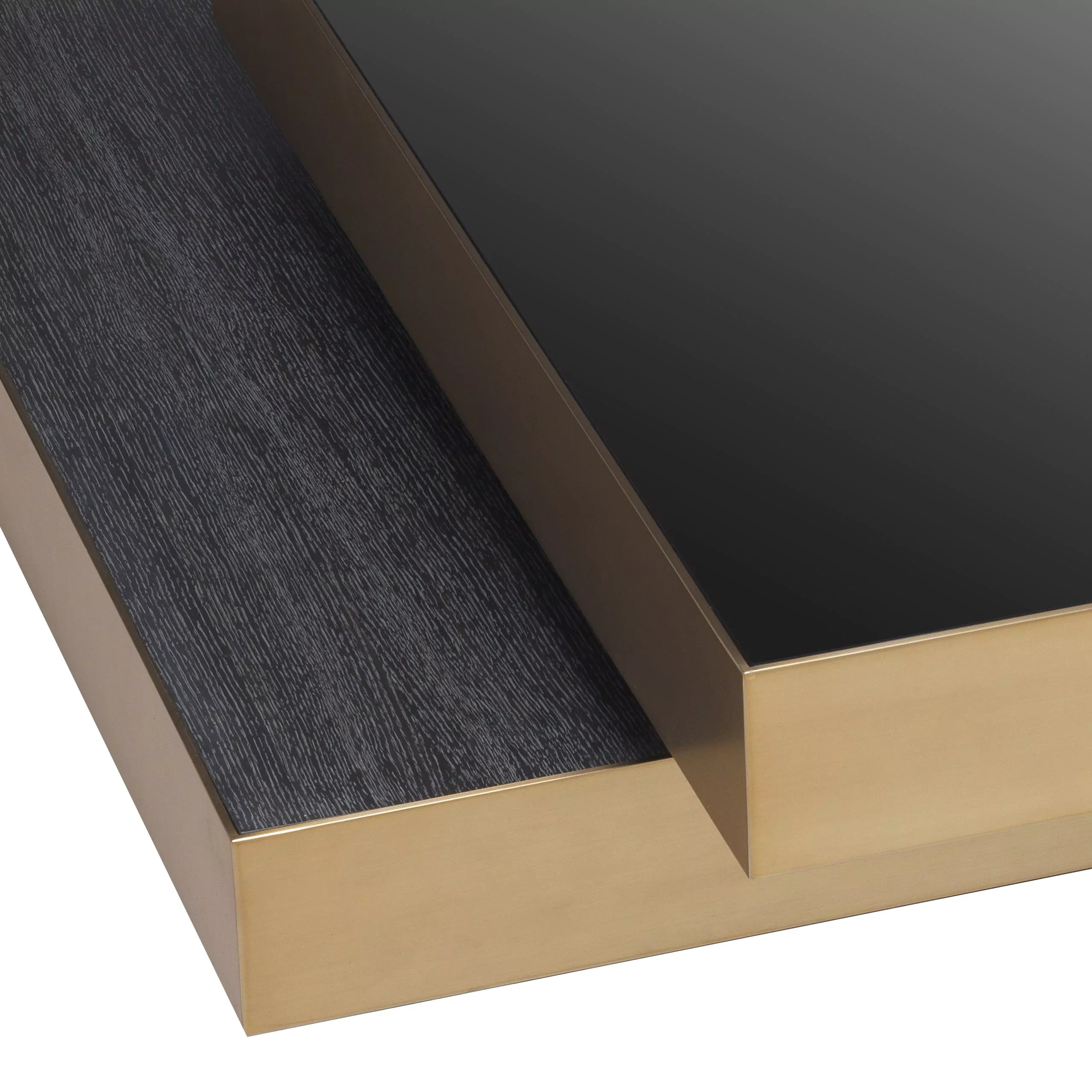 Brass Stacked Coffee Table | Eichholtz Shelton