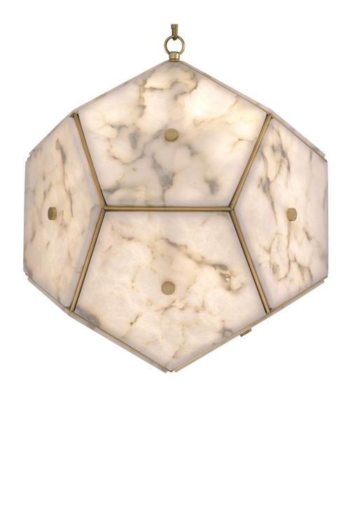 Pentagonal Alabaster Lantern | Eichholtz LANTERN GALLO