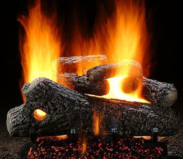 21'' See-Thr. Shallow Classic Oak Log Set - Hargrove