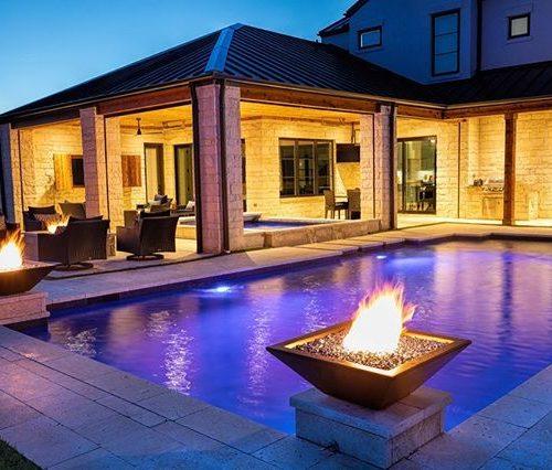 The Outdoor Plus - Maya GFRC Concrete Square Fire Bowl 24"