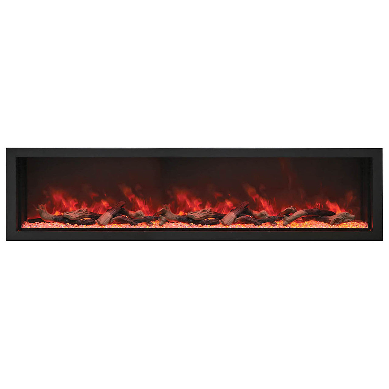 Amantii Panorama Deep Extra Tall 60 Inch Indoor Outdoor Electric Fireplace