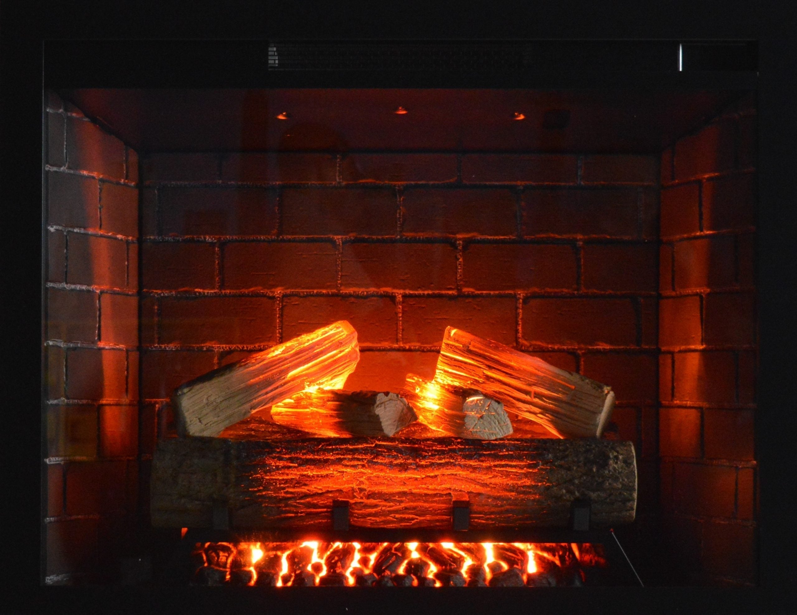 Amantii Fire & Ice Classic Edition 26" Electric Fireplace Insert with WiFi, LED Flame Effects & Built-In Installation