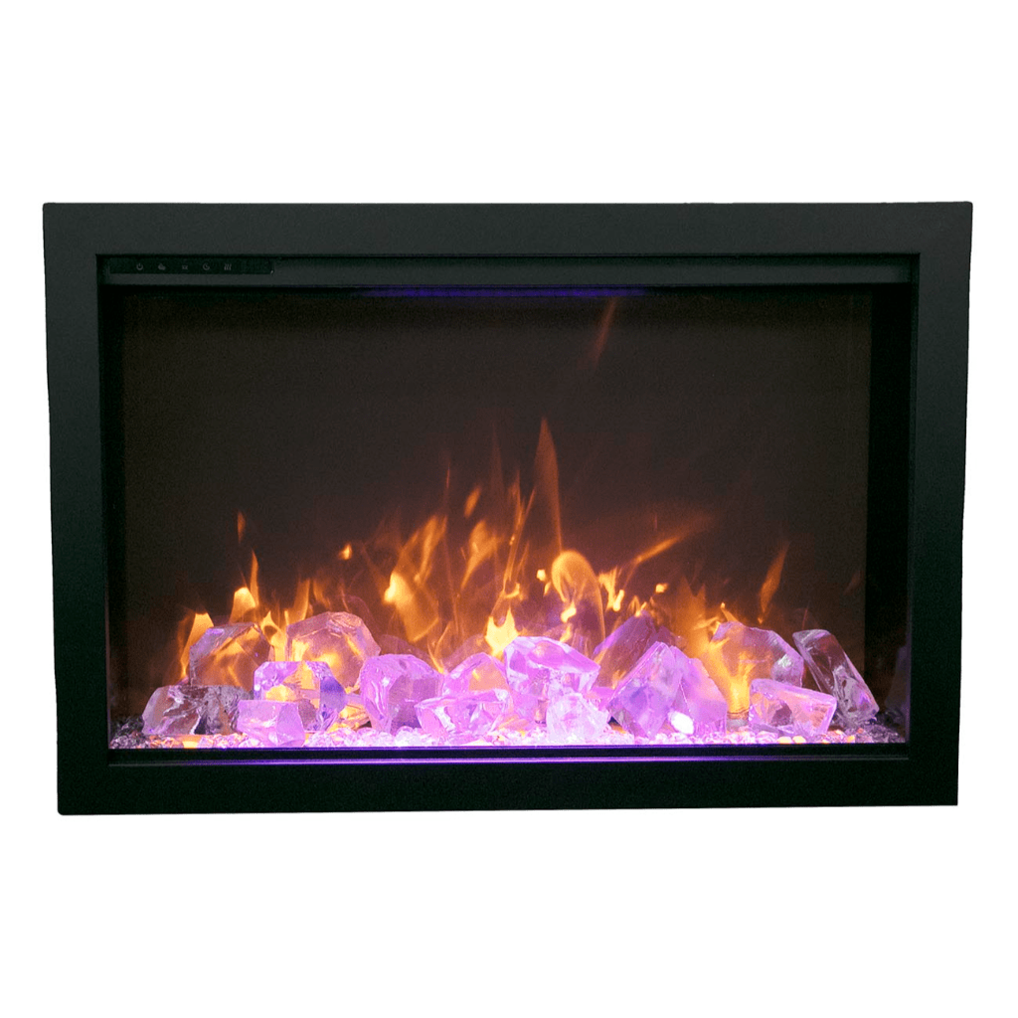Amantii TRD Bespoke 38" Traditional Electric Fireplace Insert for Indoor/Outdoor Use