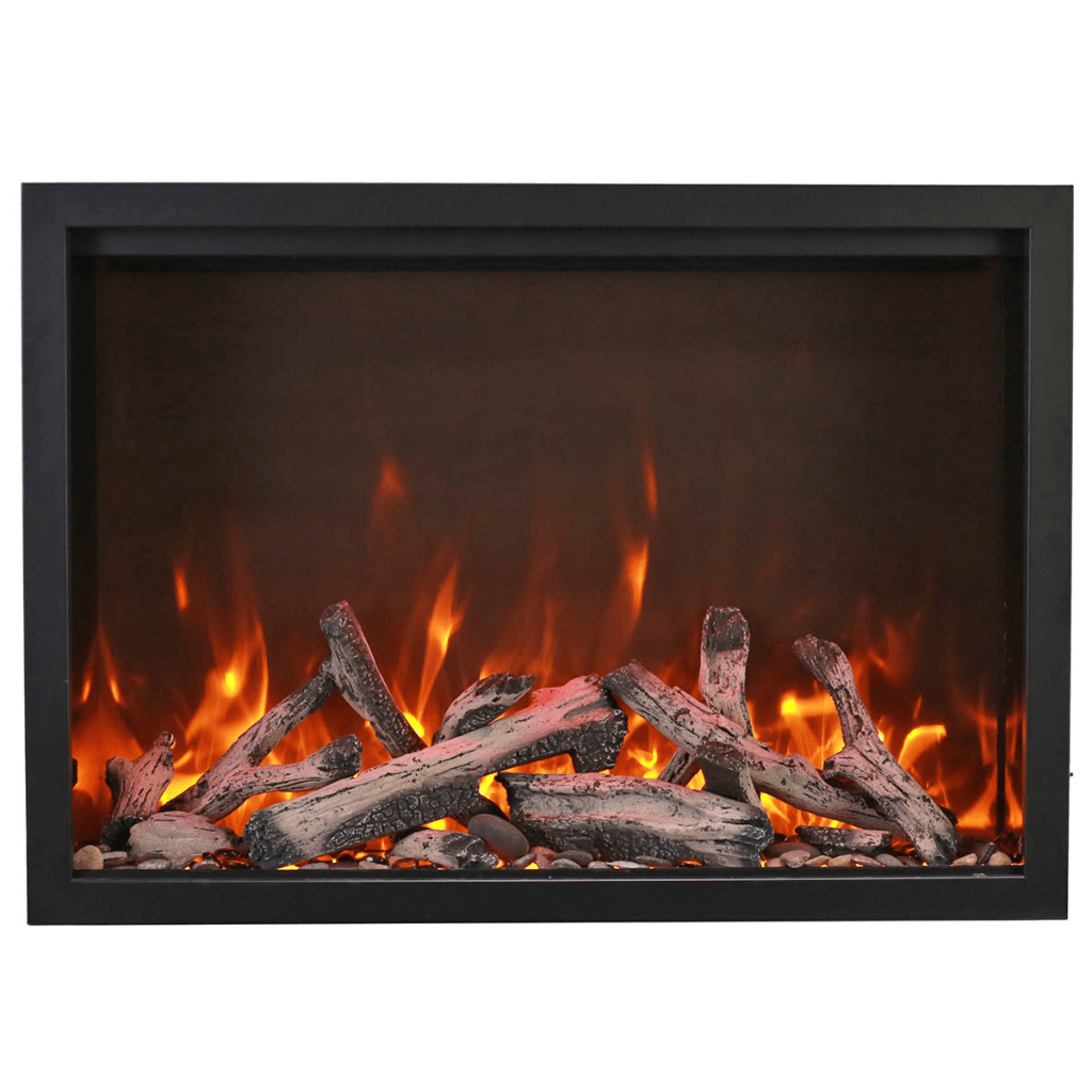 Amantii TRD Bespoke 38" Traditional Electric Fireplace Insert for Indoor/Outdoor Use