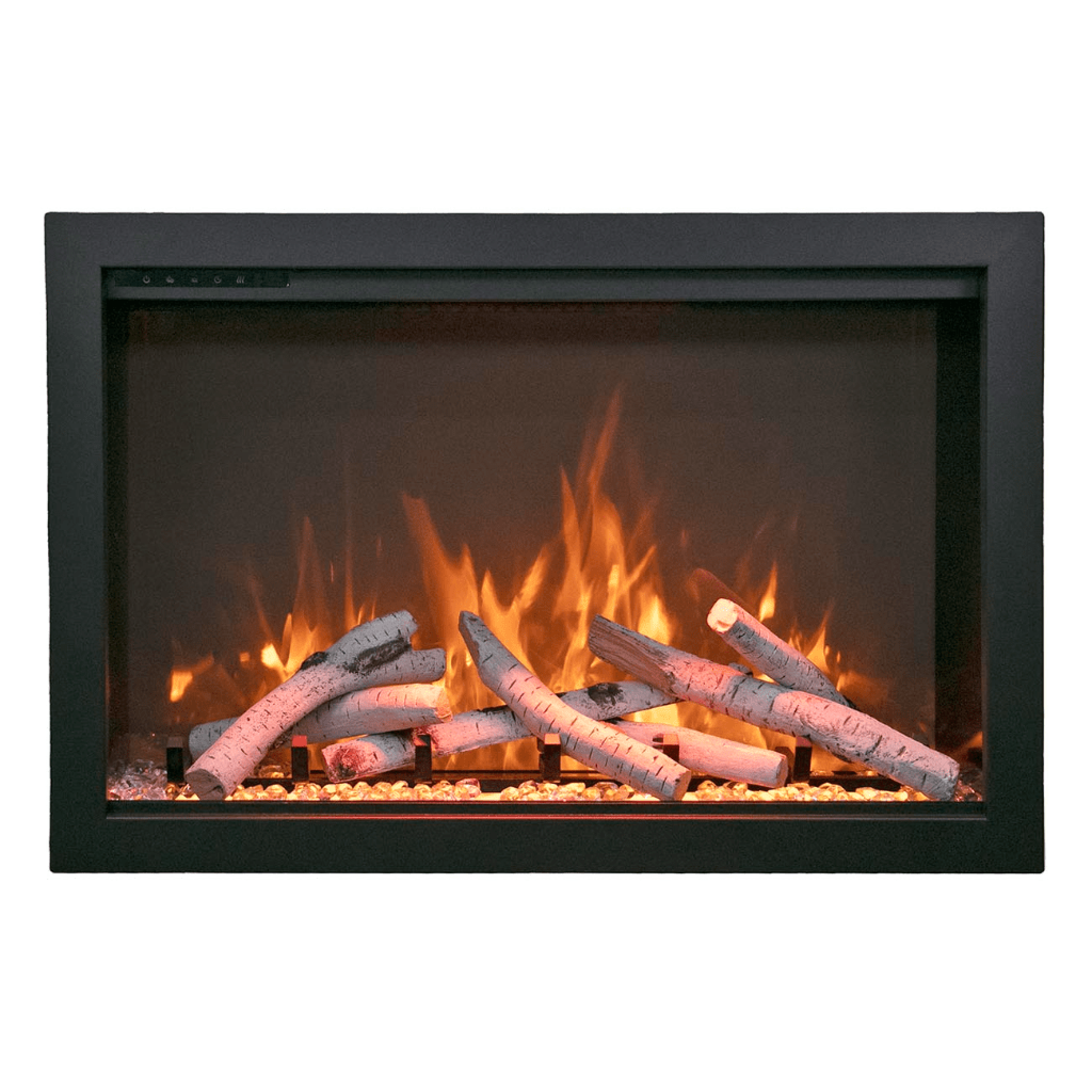 Amantii TRD Bespoke 38" Traditional Electric Fireplace Insert for Indoor/Outdoor Use