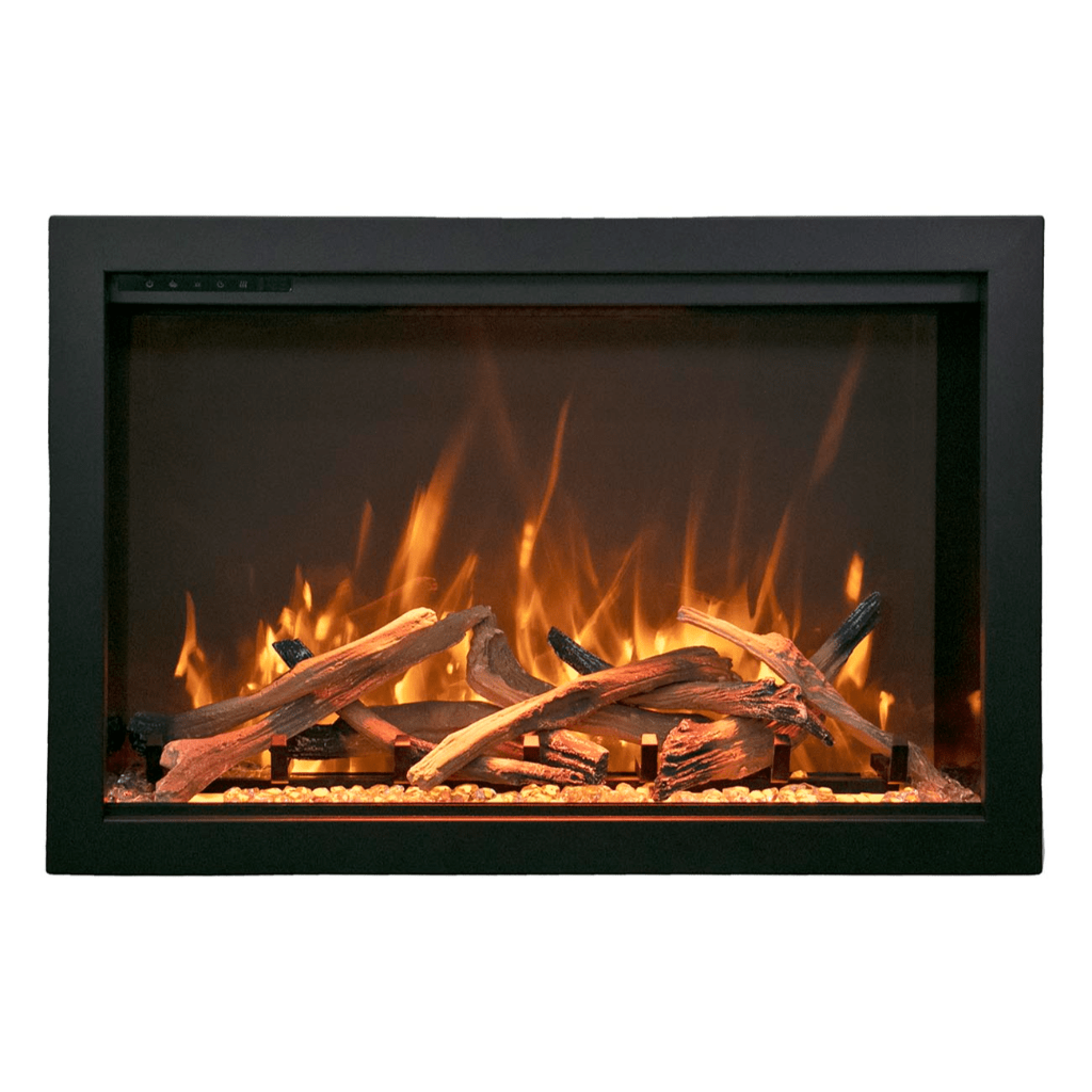 Amantii TRD Bespoke 38" Traditional Electric Fireplace Insert for Indoor/Outdoor Use