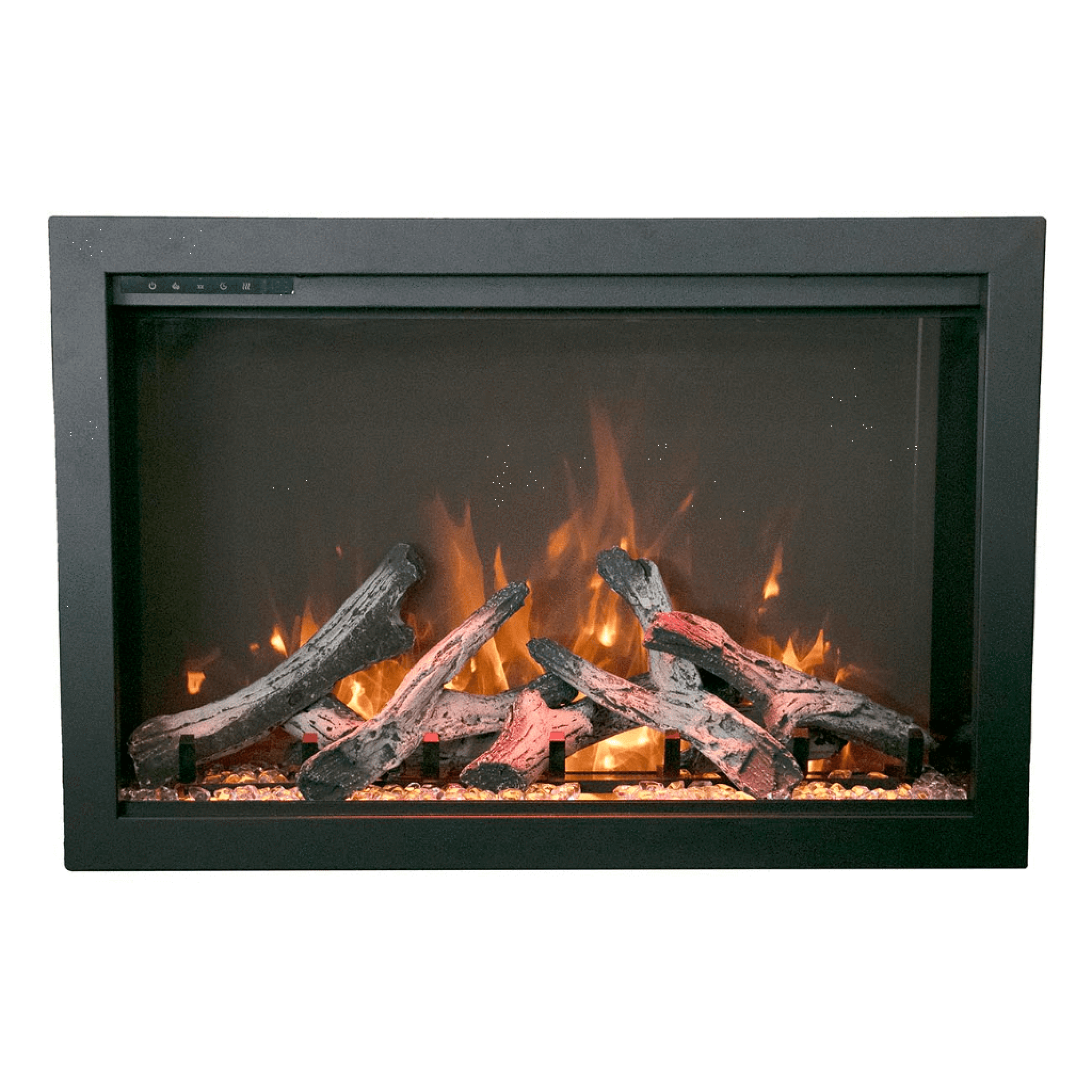Amantii TRD Bespoke 38" Traditional Electric Fireplace Insert for Indoor/Outdoor Use
