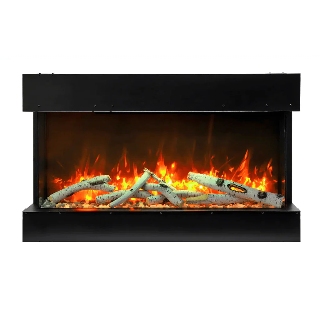 Remii 40-BAY-SLIM Indoor/Outdoor 40 inch 3 Sided Electric Fireplace