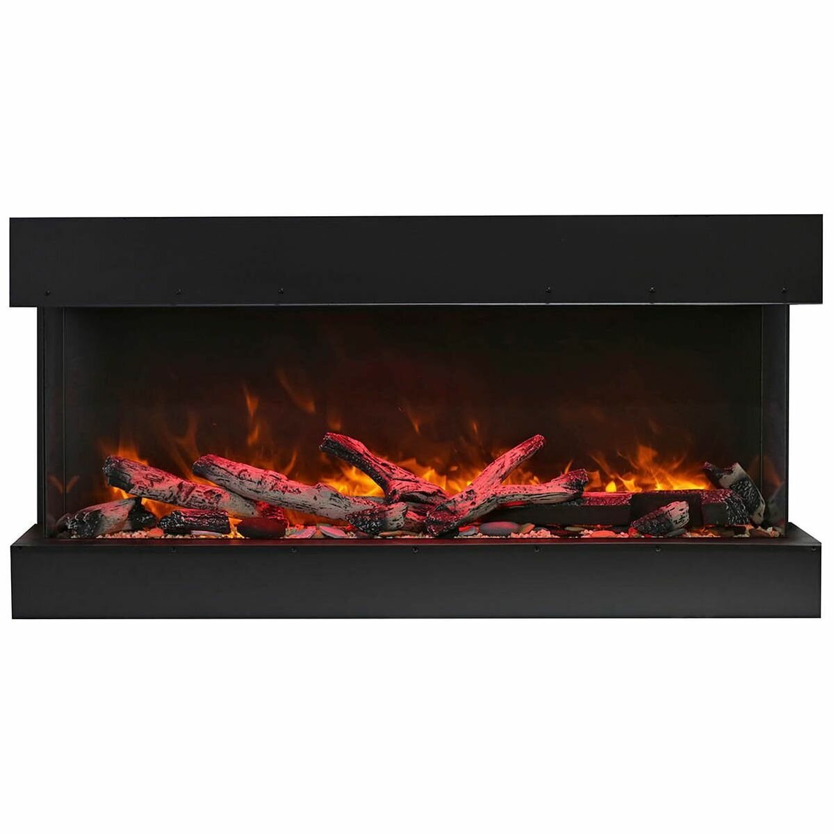 Remii 40-BAY-SLIM Indoor/Outdoor 40 inch 3 Sided Electric Fireplace