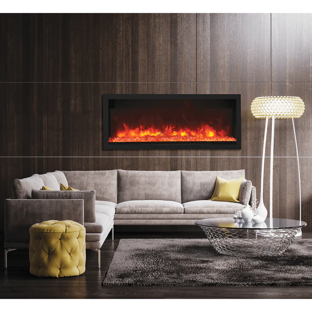 Remi Extra Tall 45 Inch Indoor / Outdoor Electric Fireplace