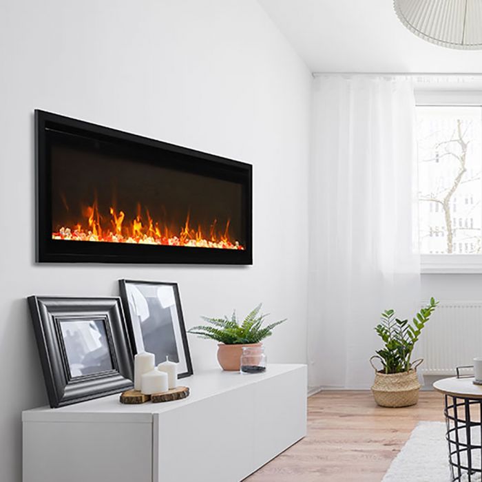 Remi Extra Tall 45 Inch Indoor / Outdoor Electric Fireplace