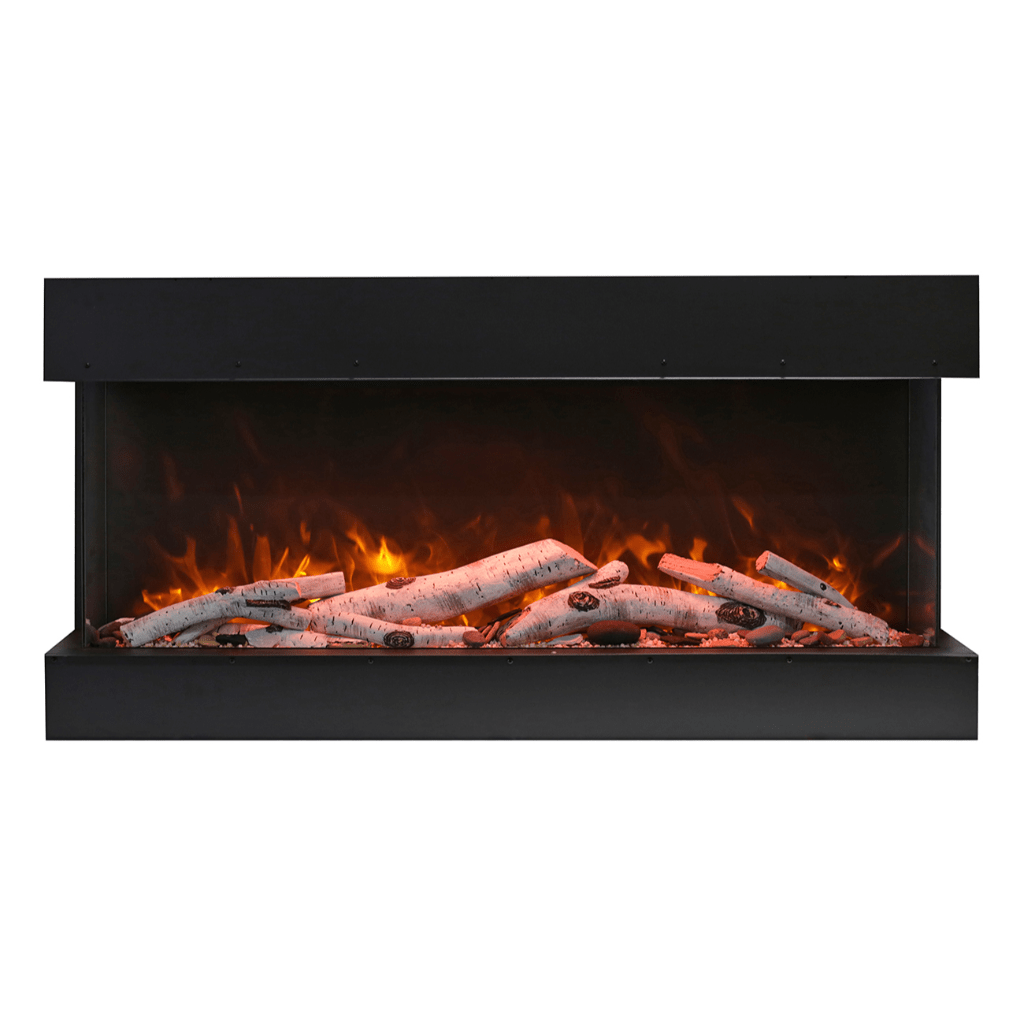 Remii 72-BAY-SLIM Indoor/Outdoor 72 inch 3 Sided Electric Fireplace