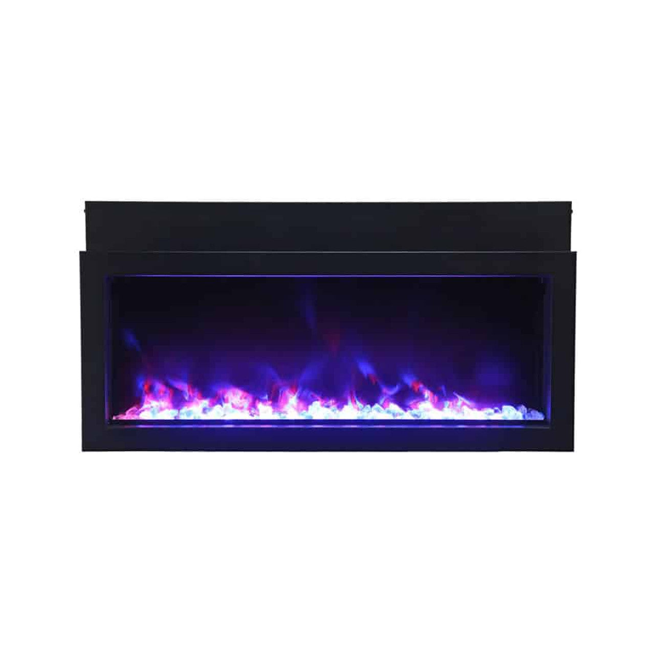 Amantii Panorama Extra Slim 40 Inch Smart Indoor or Outdoor Linear Electric Fireplace