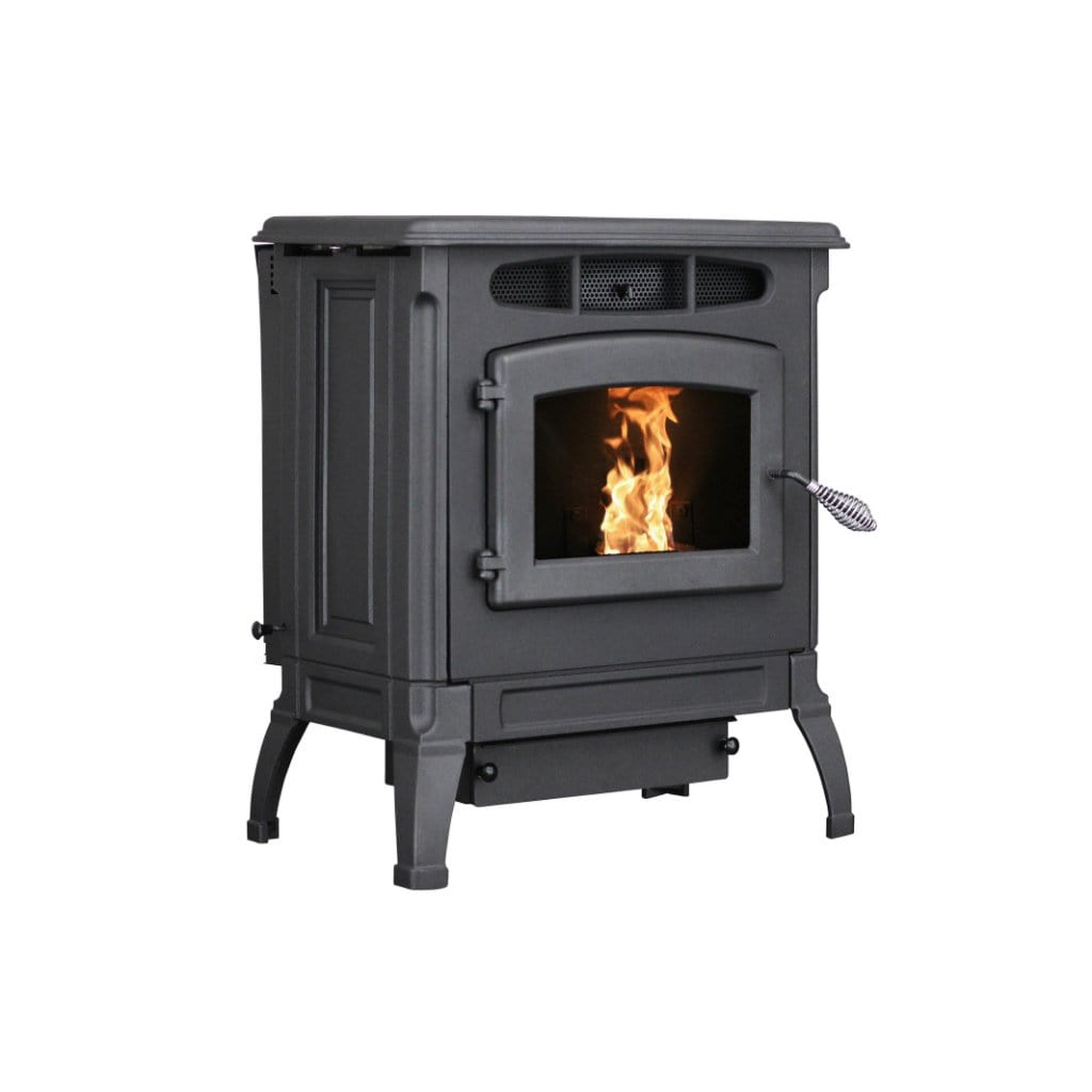 Breckwell Classic Cast 25" Black Pellet Stove with Automatic Ignitor and 50 lb. Hopper