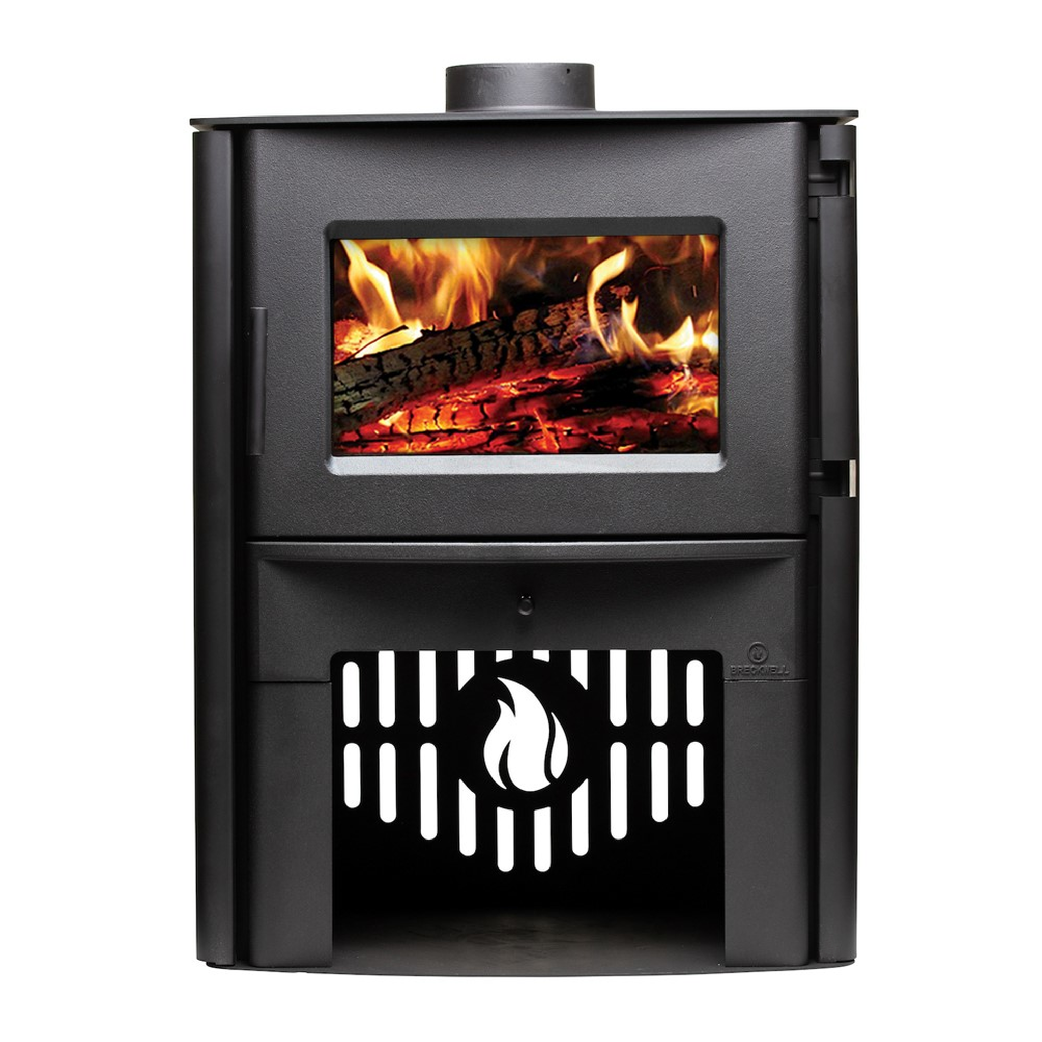 Breckwell SW2.5 27" Freestanding Wood Stove with Pedestal Base – EPA 2020 Certified