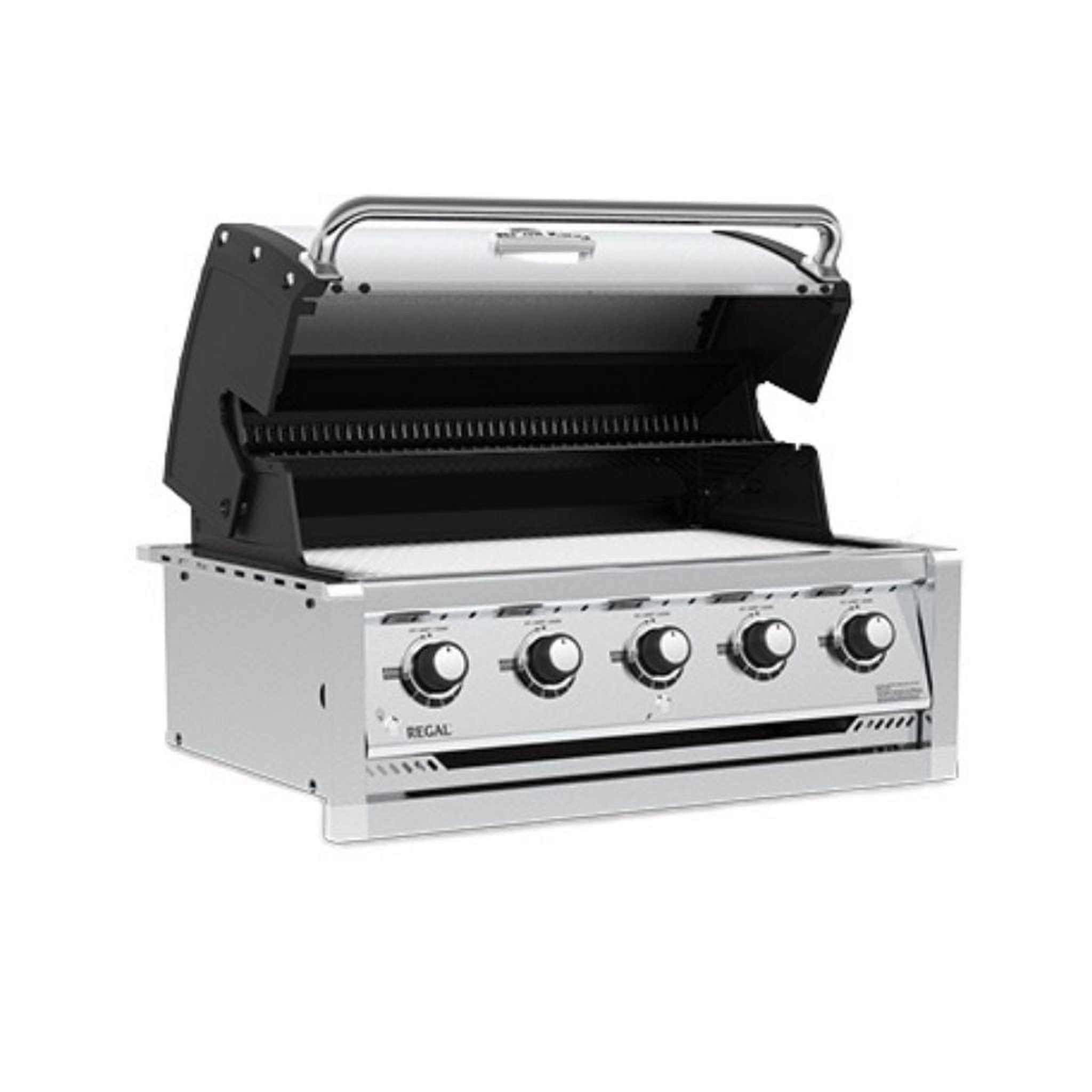 Broil King 37" Regal S 520 Built-In 5-Burner Gas Grill with Stainless Steel Finish