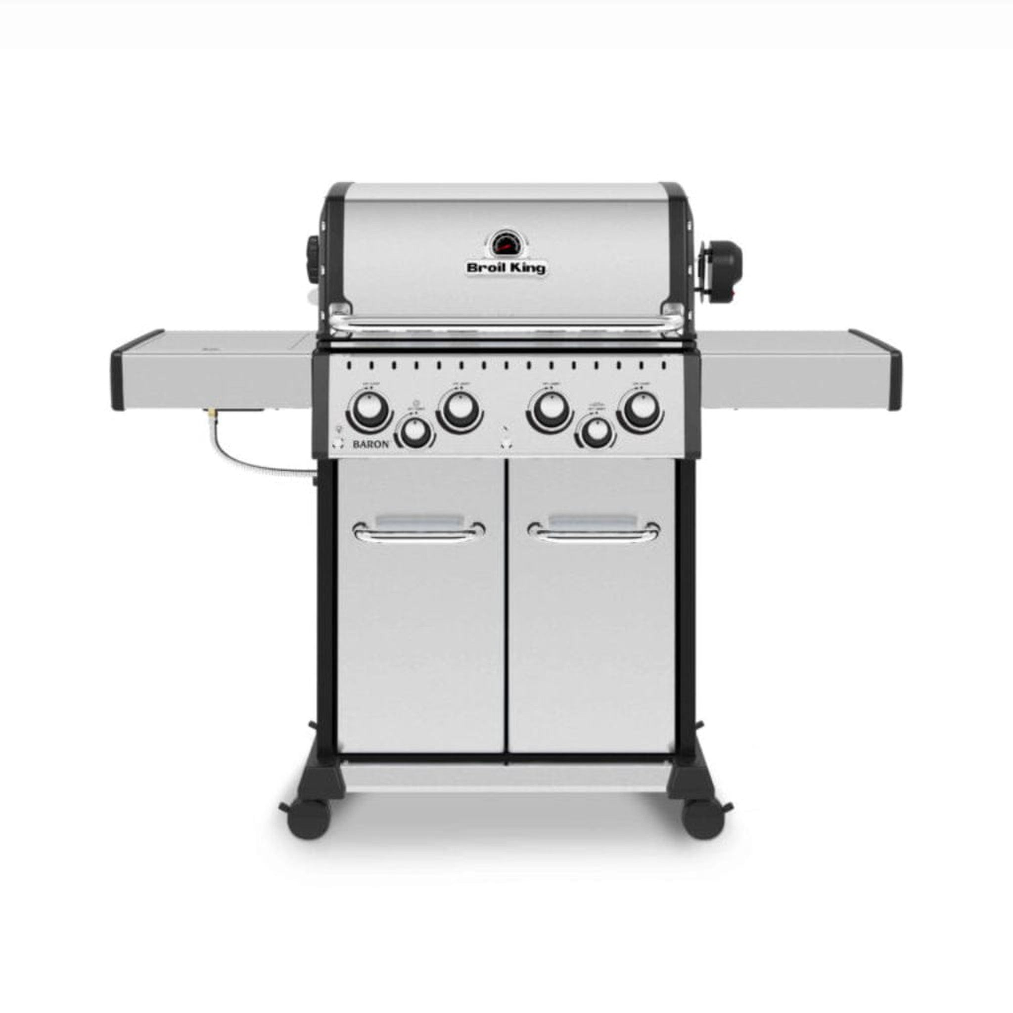 Broil King Baron S 490 Pro IR 57" Propane Gas Grill with Infrared Side Burner and Rear Rotisserie