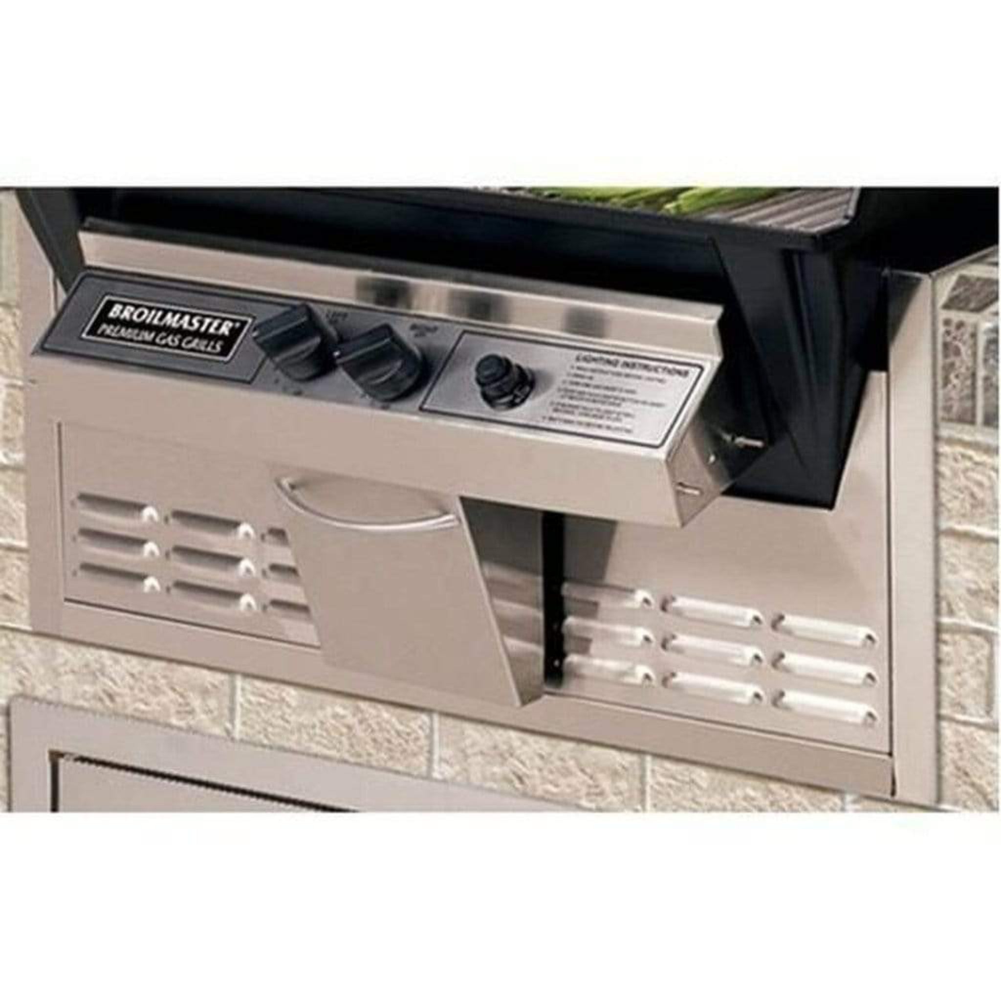 Broilmaster P3SX Super Premium Built-In Gas Grill with Stainless Steel Bow Tie Burner