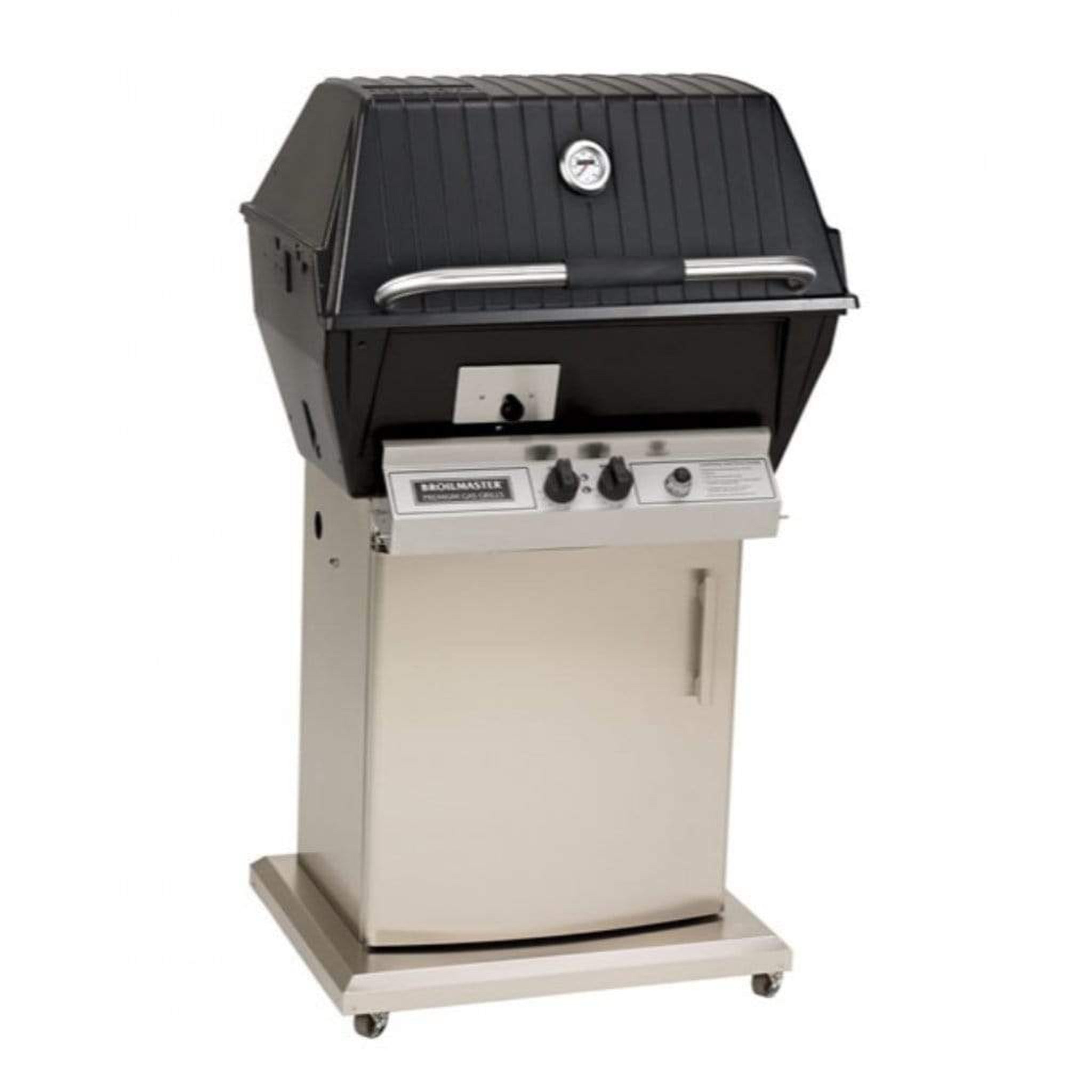 Broilmaster Q3X Slow Cooker Gas Grill with Smoker Tray & Oval Burner