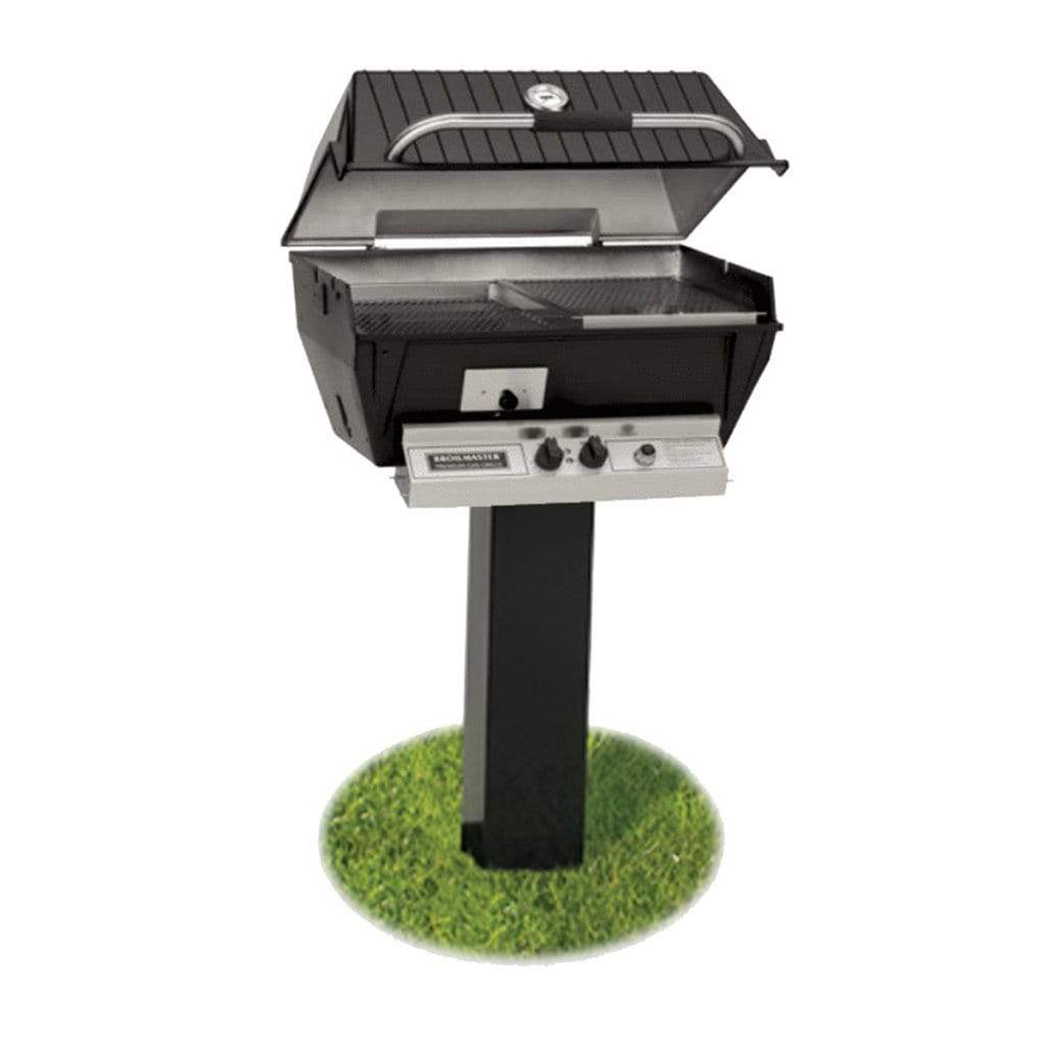 Broilmaster Q3X Slow Cooker Gas Grill with Smoker Tray & Oval Burner