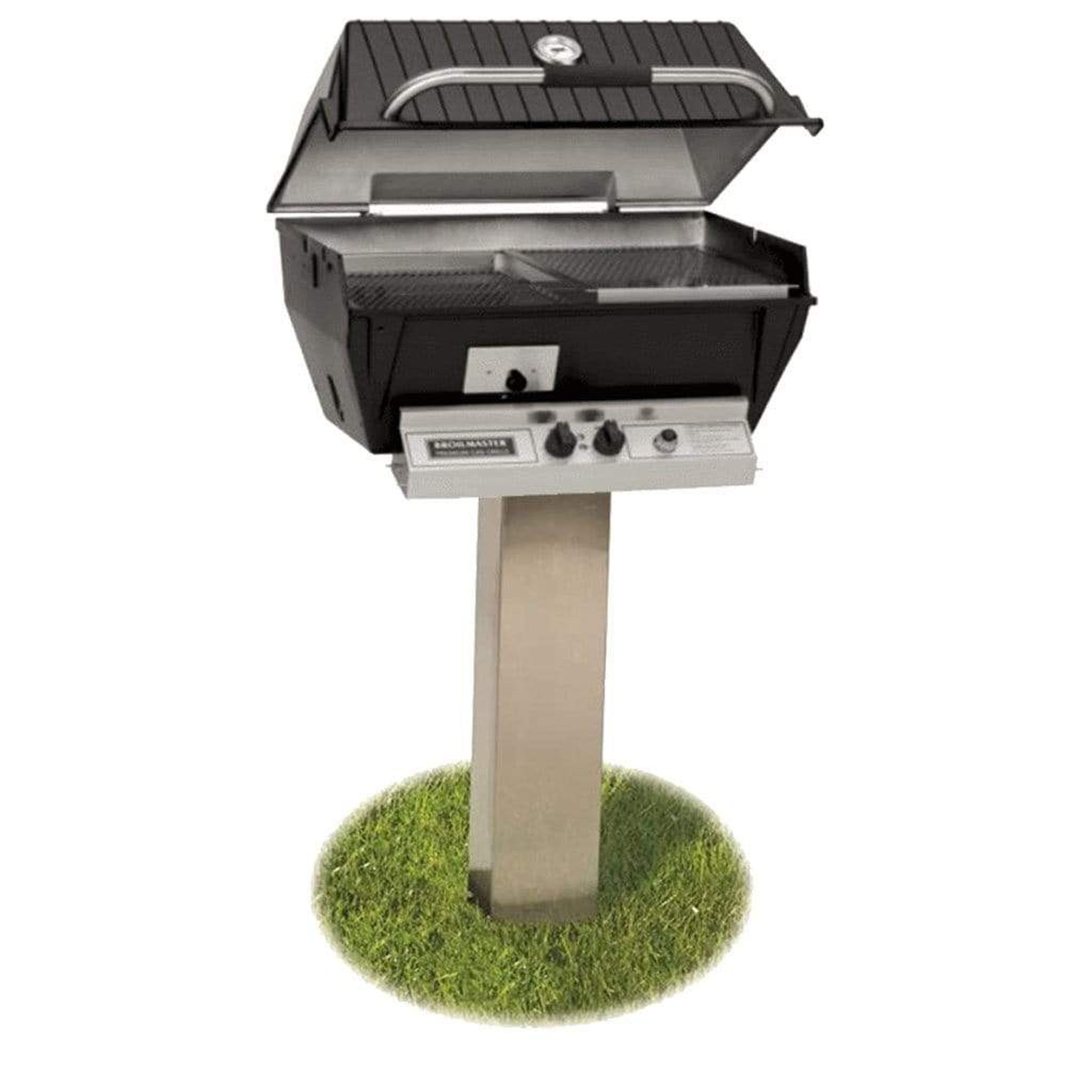 Broilmaster Q3X Slow Cooker Gas Grill with Smoker Tray & Oval Burner