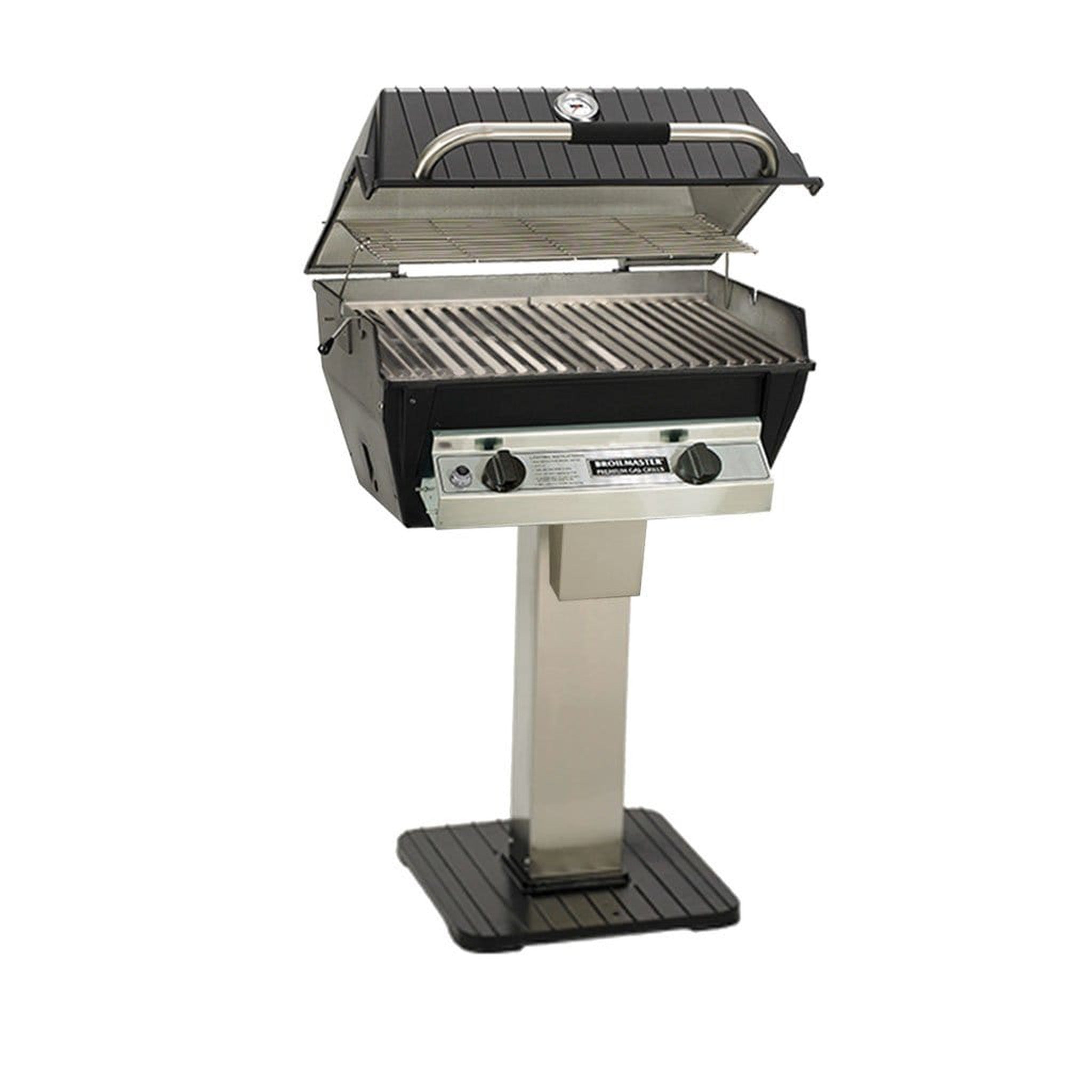 Broilmaster R3B Infrared Combo Gas Grill with Hybrid Burner System and Stainless Steel Grids