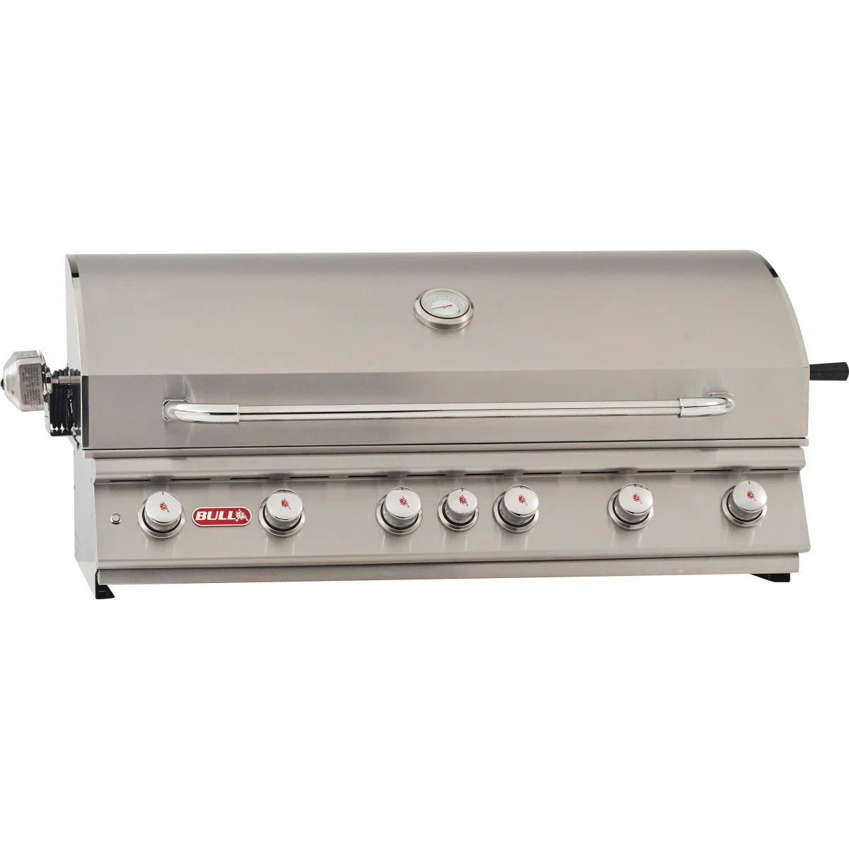 Bull Diablo 46" Built-In 6-Burner Gas Grill with Twin Lighting, Rotisserie & Infrared Backburner