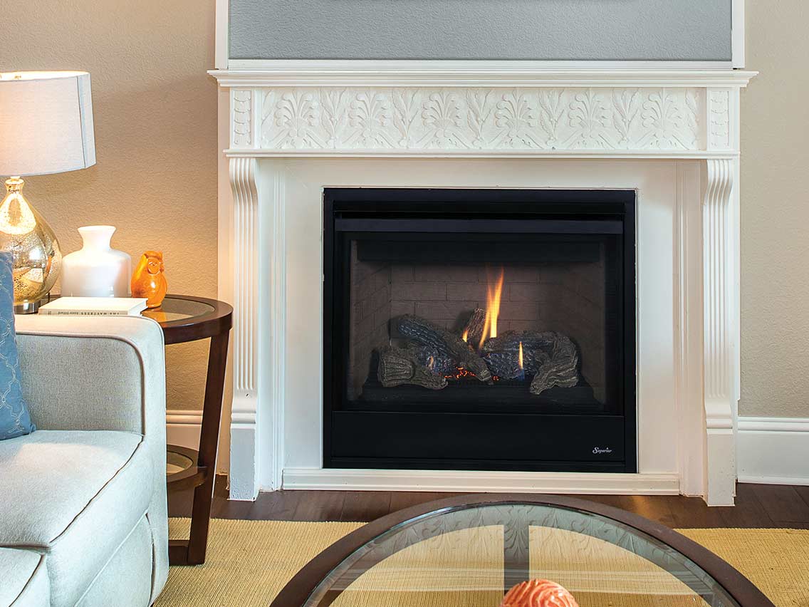 DRT2040 Traditional Direct Vent Gas Fireplace 40"