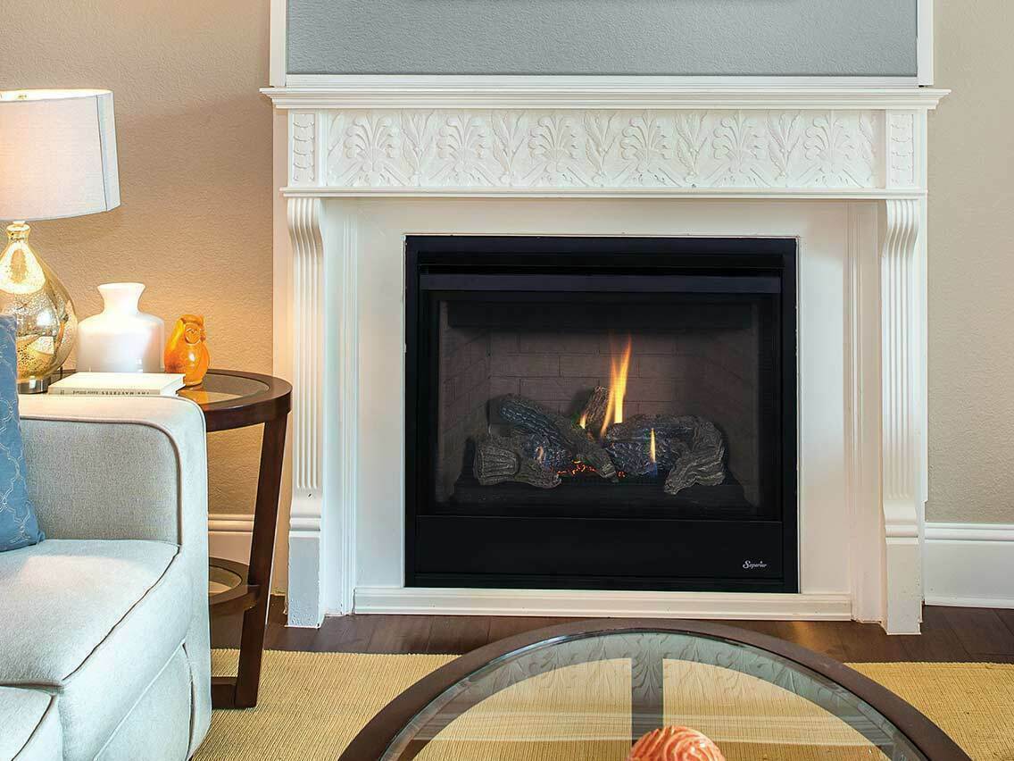 DRT6340 Traditional Direct Vent Gas Fireplace 40"