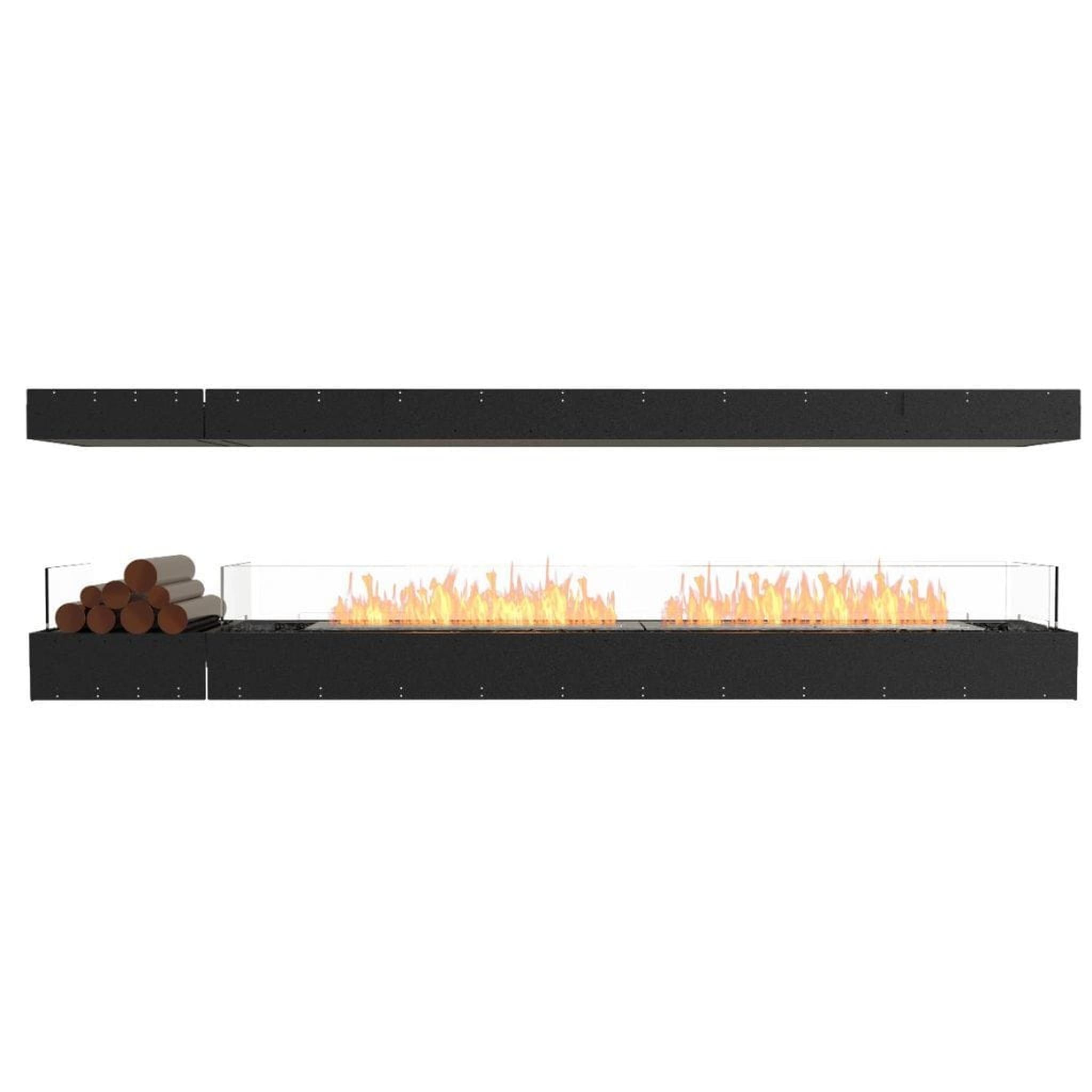 EcoSmart Fire 107" Flex 104IL Island Ethanol Fireplace Insert with Decorative Box and Adjustable Flame by Mad Design Group