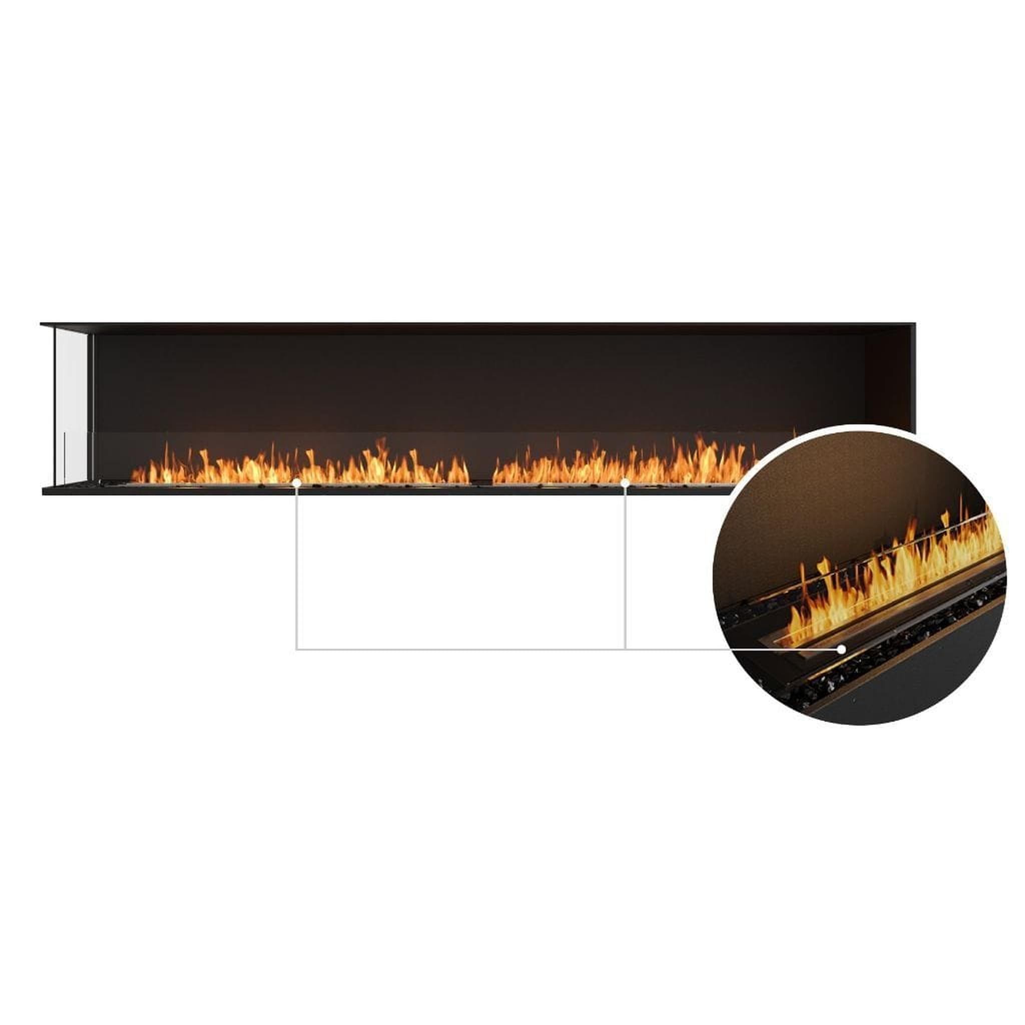 EcoSmart Fire Flex 104LC/104RC 110" Ethanol Fireplace Insert with Adjustable Flame by Mad Design Group