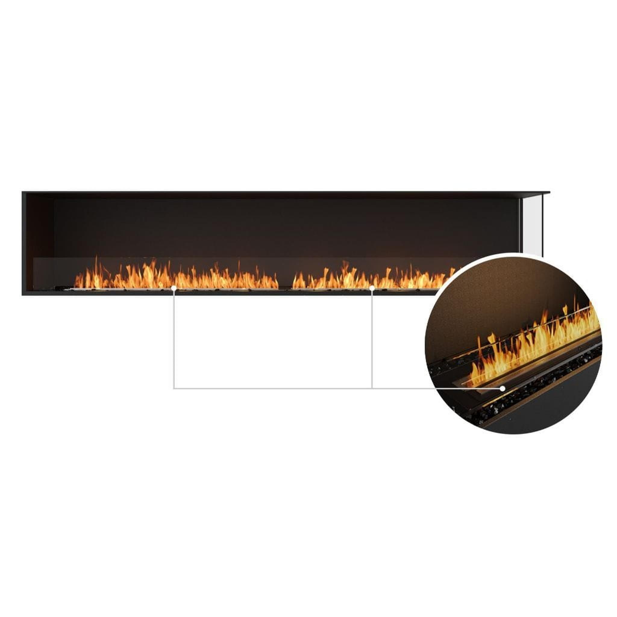 EcoSmart Fire Flex 104LC/104RC 110" Ethanol Fireplace Insert with Adjustable Flame by Mad Design Group