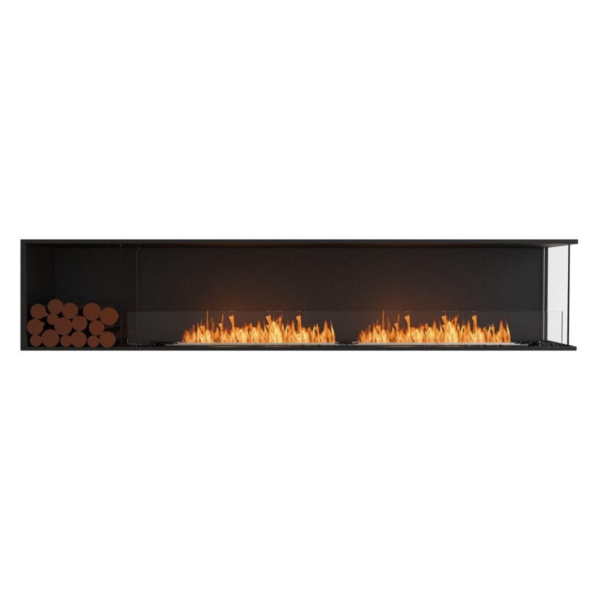 EcoSmart Fire Flex 104LC/104RC 110" Ethanol Fireplace Insert with Decorative Box and Adjustable Flame by Mad Design Group