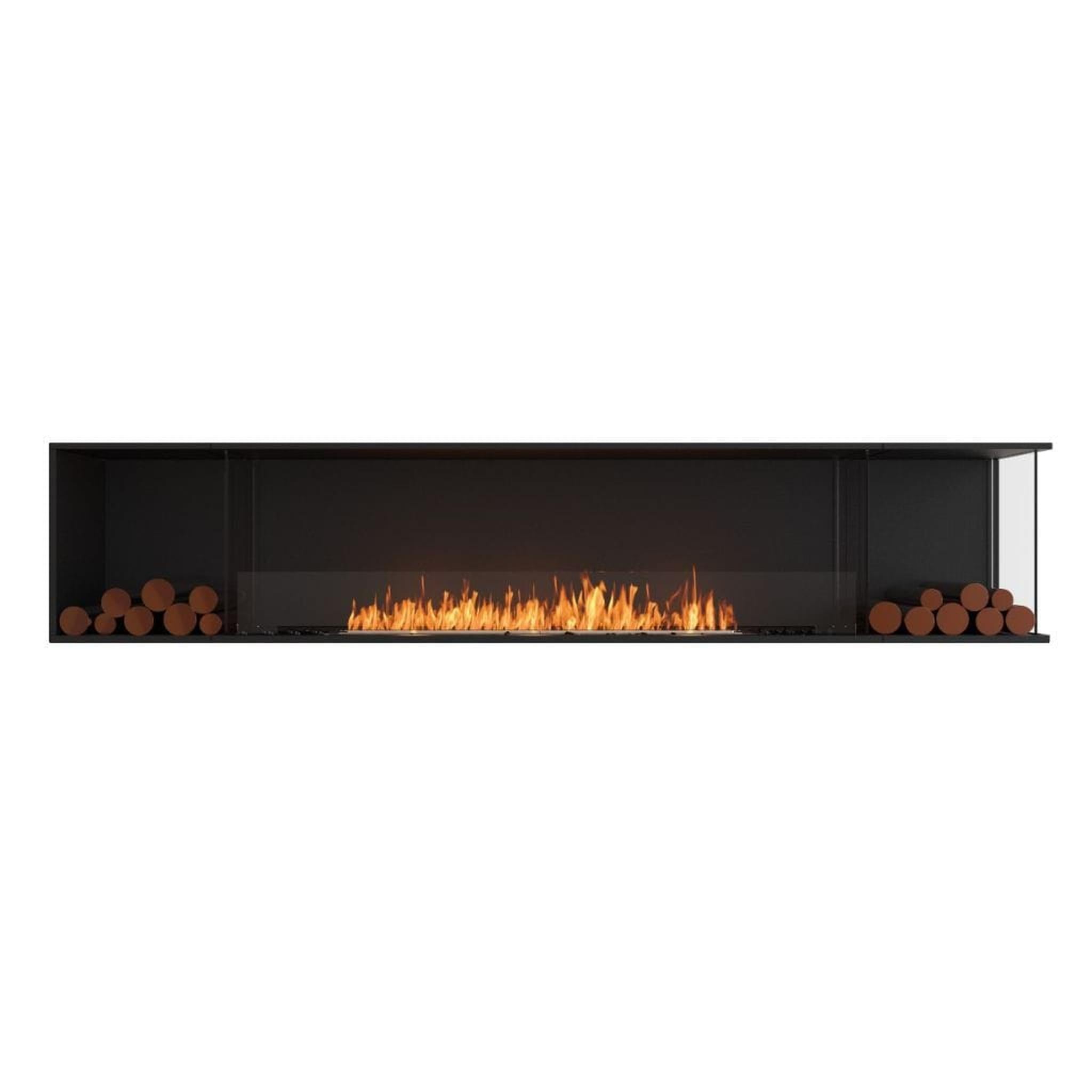 EcoSmart Fire Flex 104LC/104RC 110" Ethanol Fireplace Insert with Decorative Box and Adjustable Flame by Mad Design Group