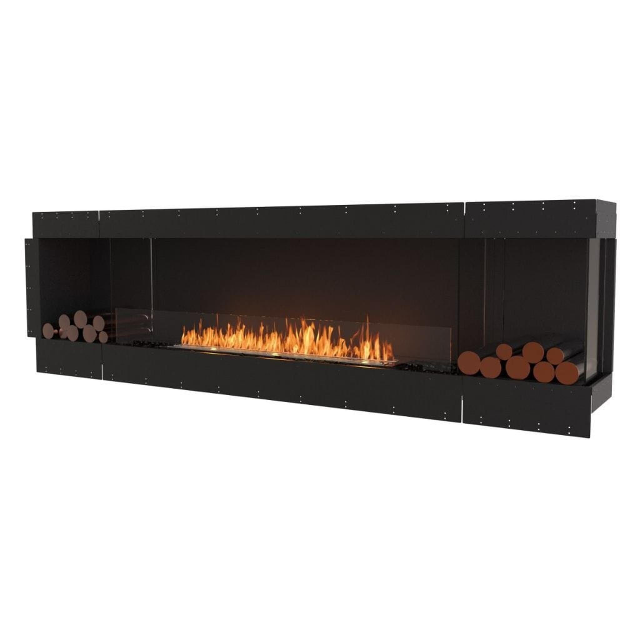 EcoSmart Fire Flex 104LC/104RC 110" Ethanol Fireplace Insert with Decorative Box and Adjustable Flame by Mad Design Group
