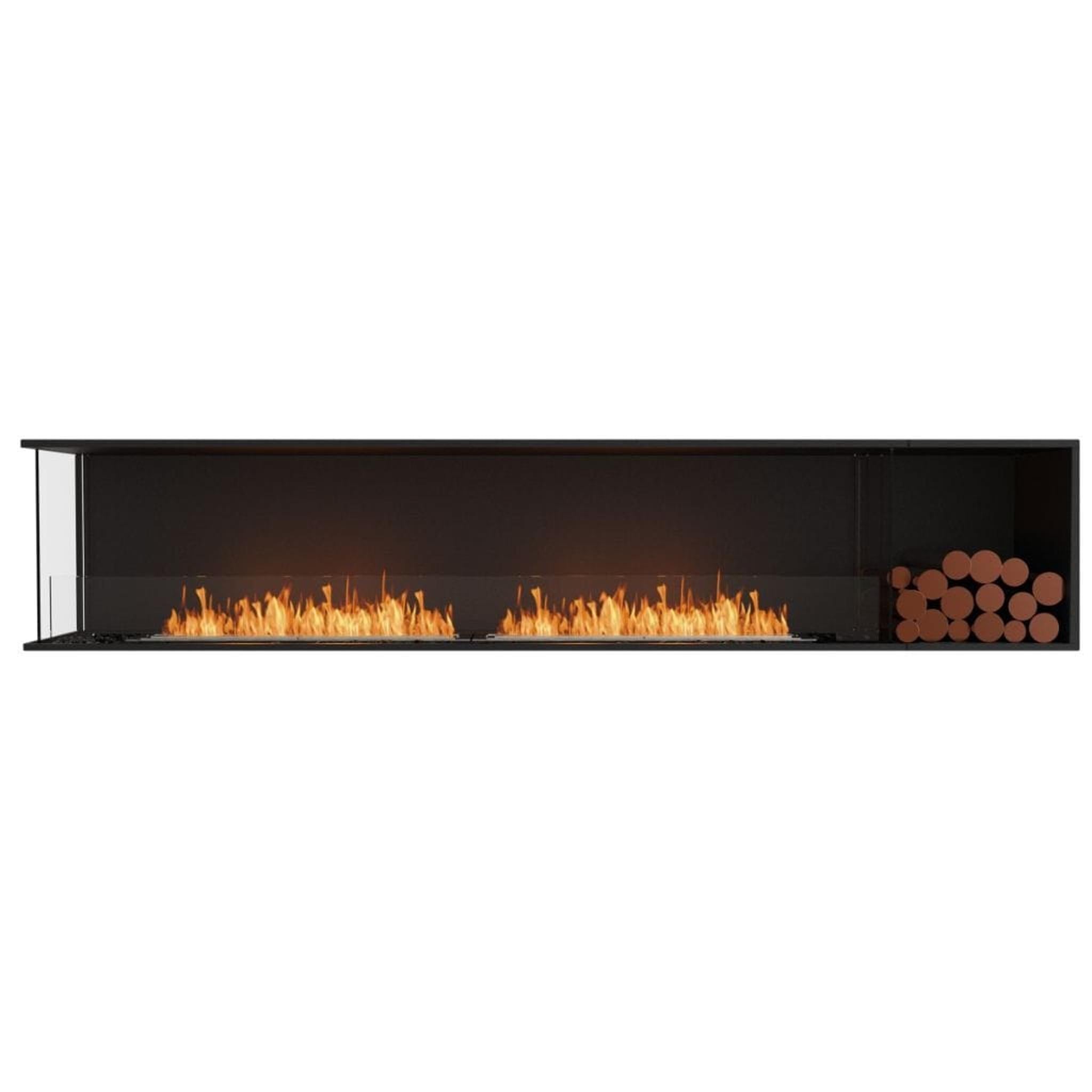 EcoSmart Fire Flex 104LC/104RC 110" Ethanol Fireplace Insert with Decorative Box and Adjustable Flame by Mad Design Group