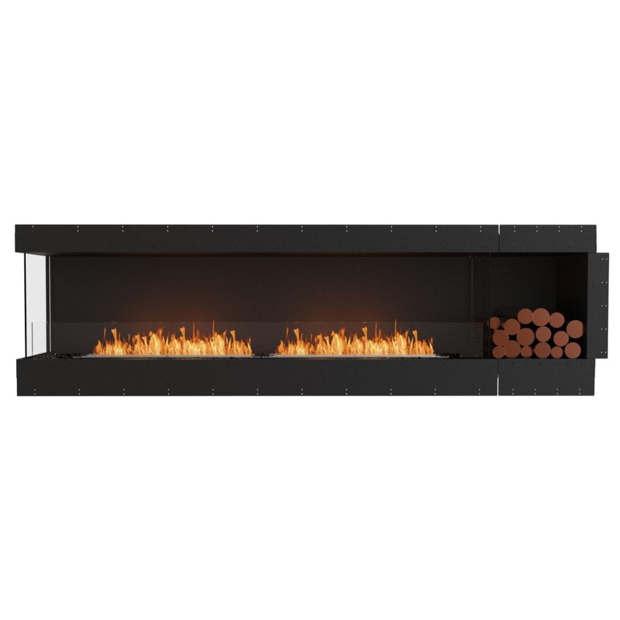 EcoSmart Fire Flex 104LC/104RC 110" Ethanol Fireplace Insert with Decorative Box and Adjustable Flame by Mad Design Group